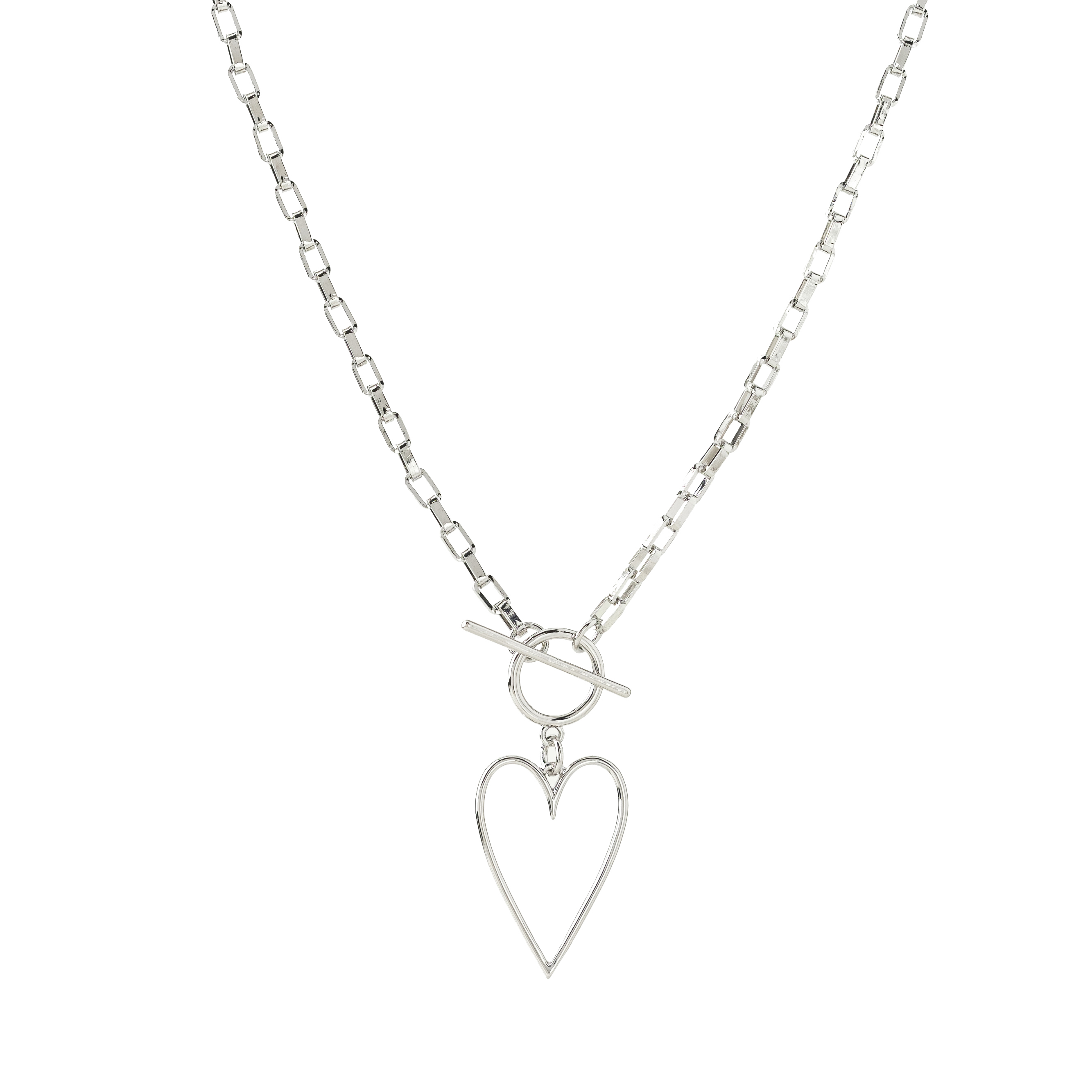 Picture of Lovestruck Heart Necklace - Silver