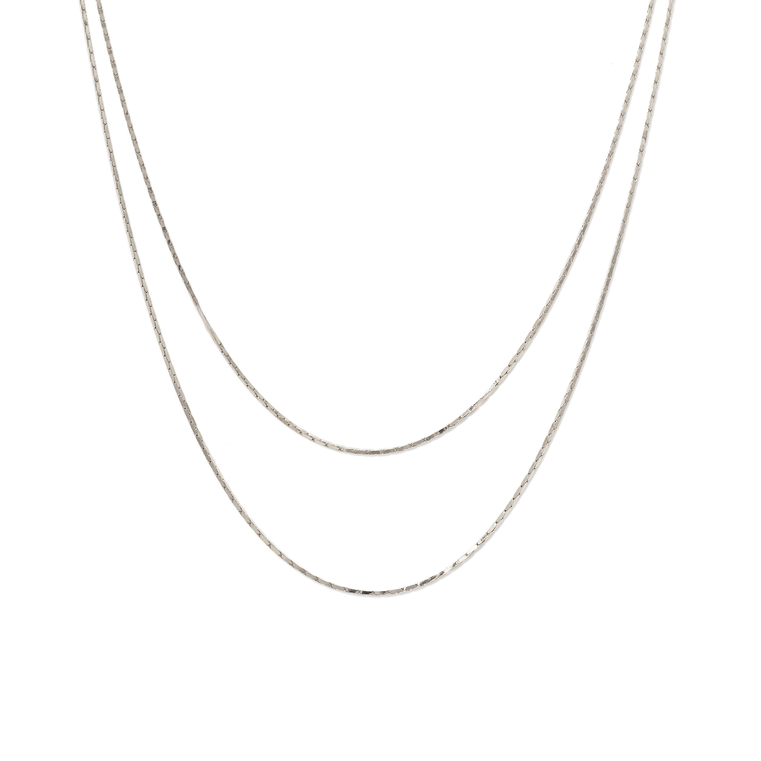 Picture of Dion Layered Necklace - Silver