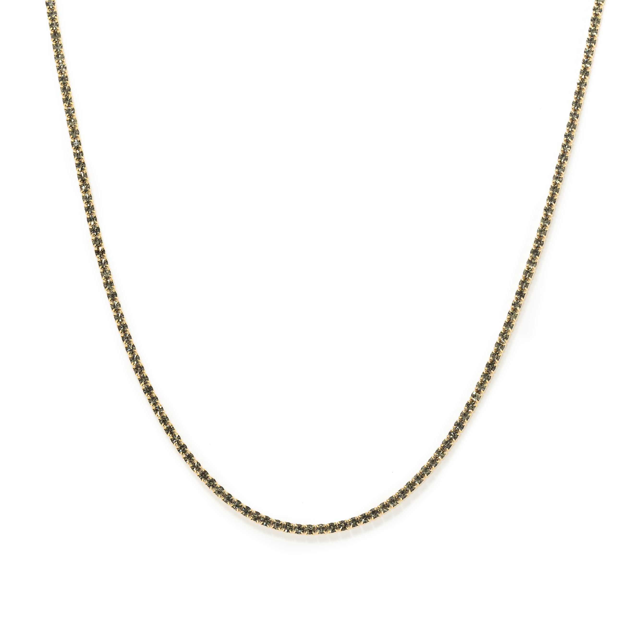 Picture of Tennis Necklace - Black Diamond