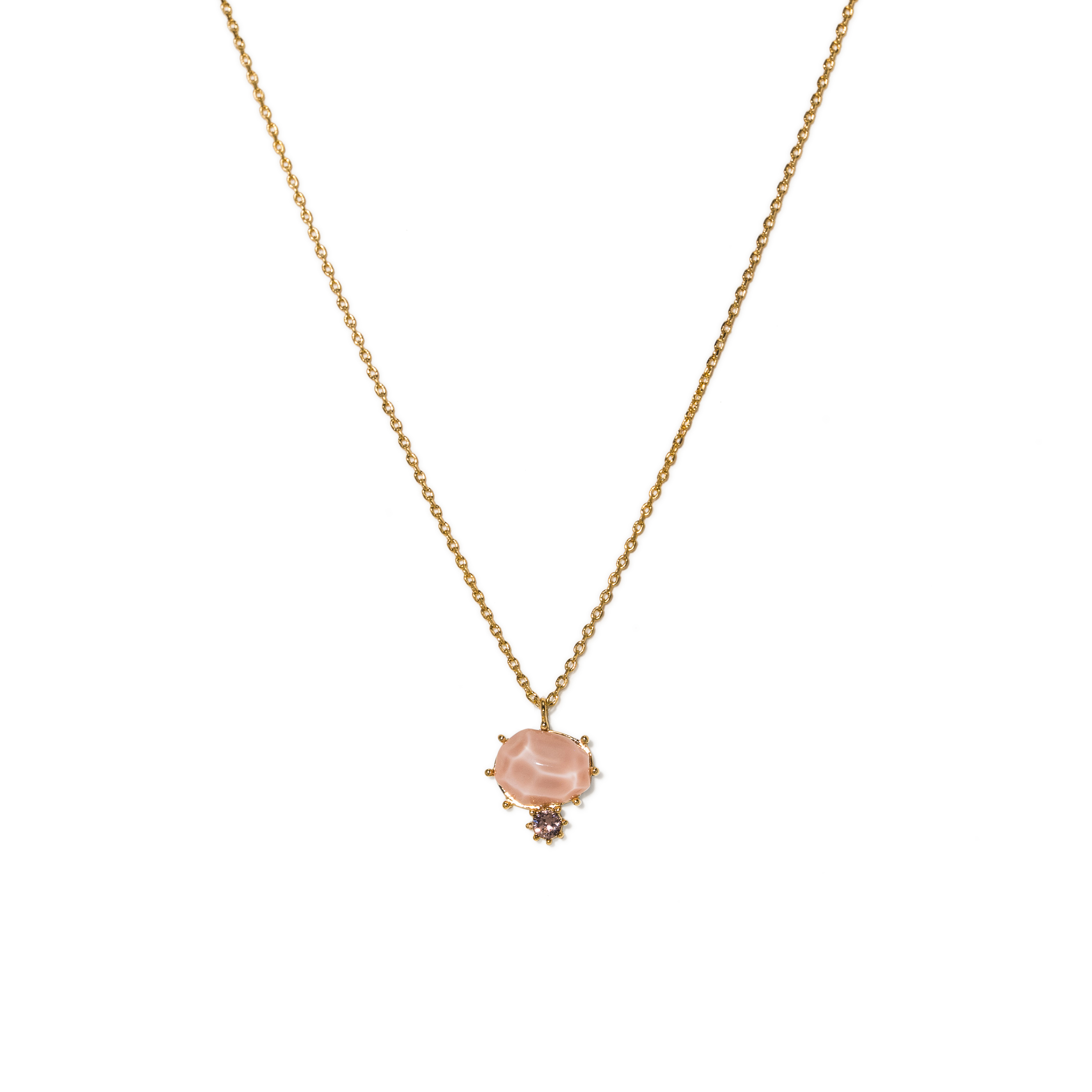 Picture of Marbelle Pendant Necklace - Pink