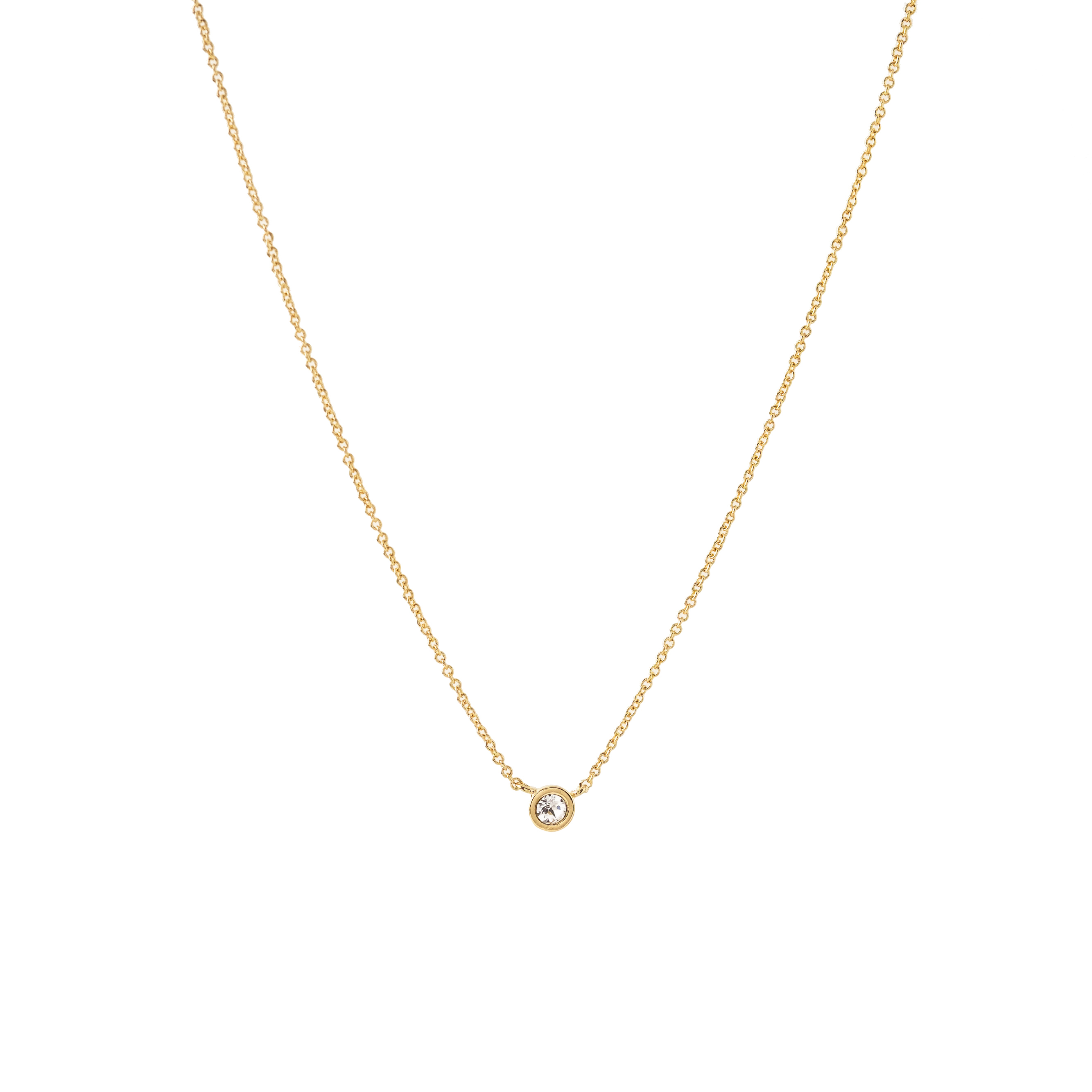 Picture of Solitaire Necklace - Gold