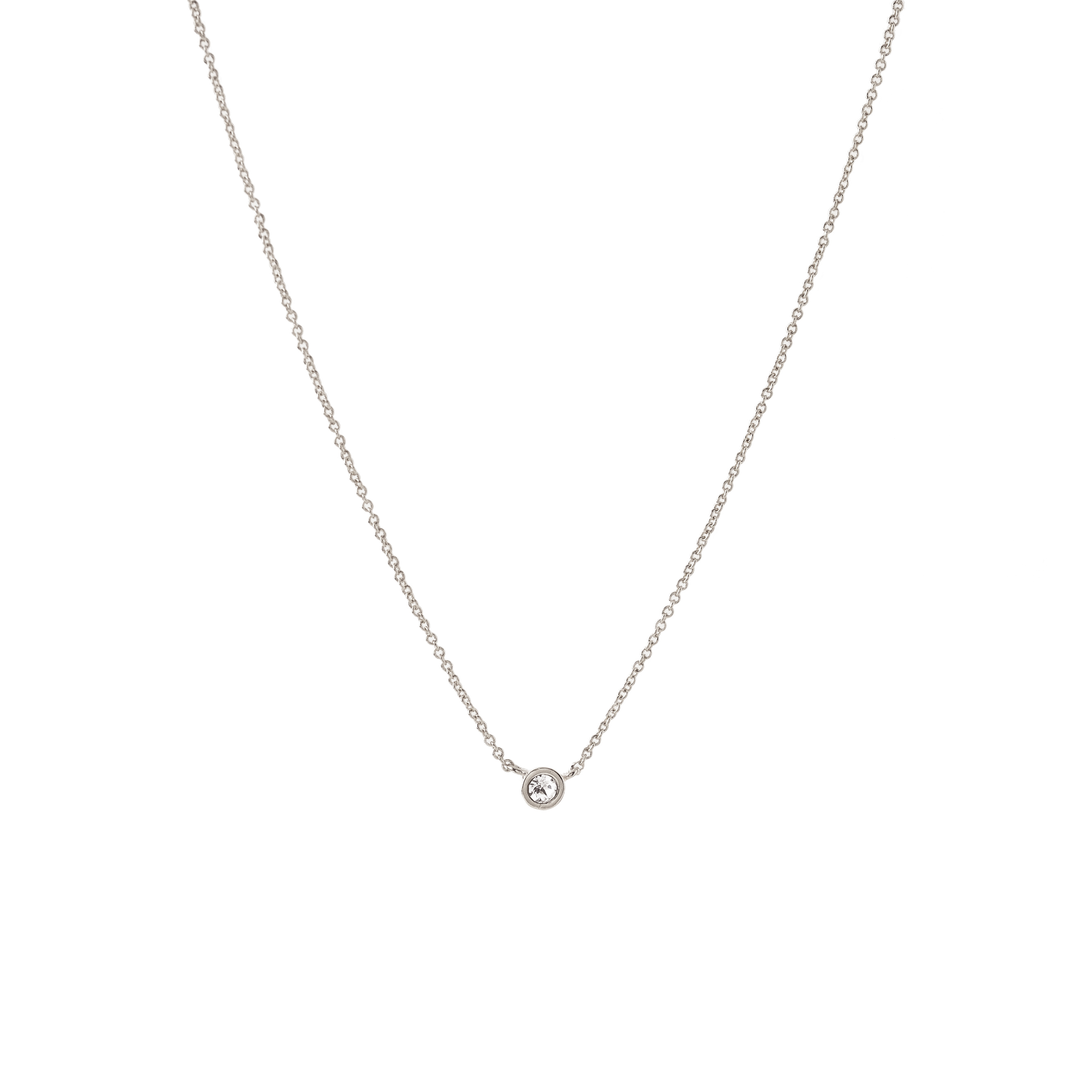 Picture of Solitaire Necklace - Silver