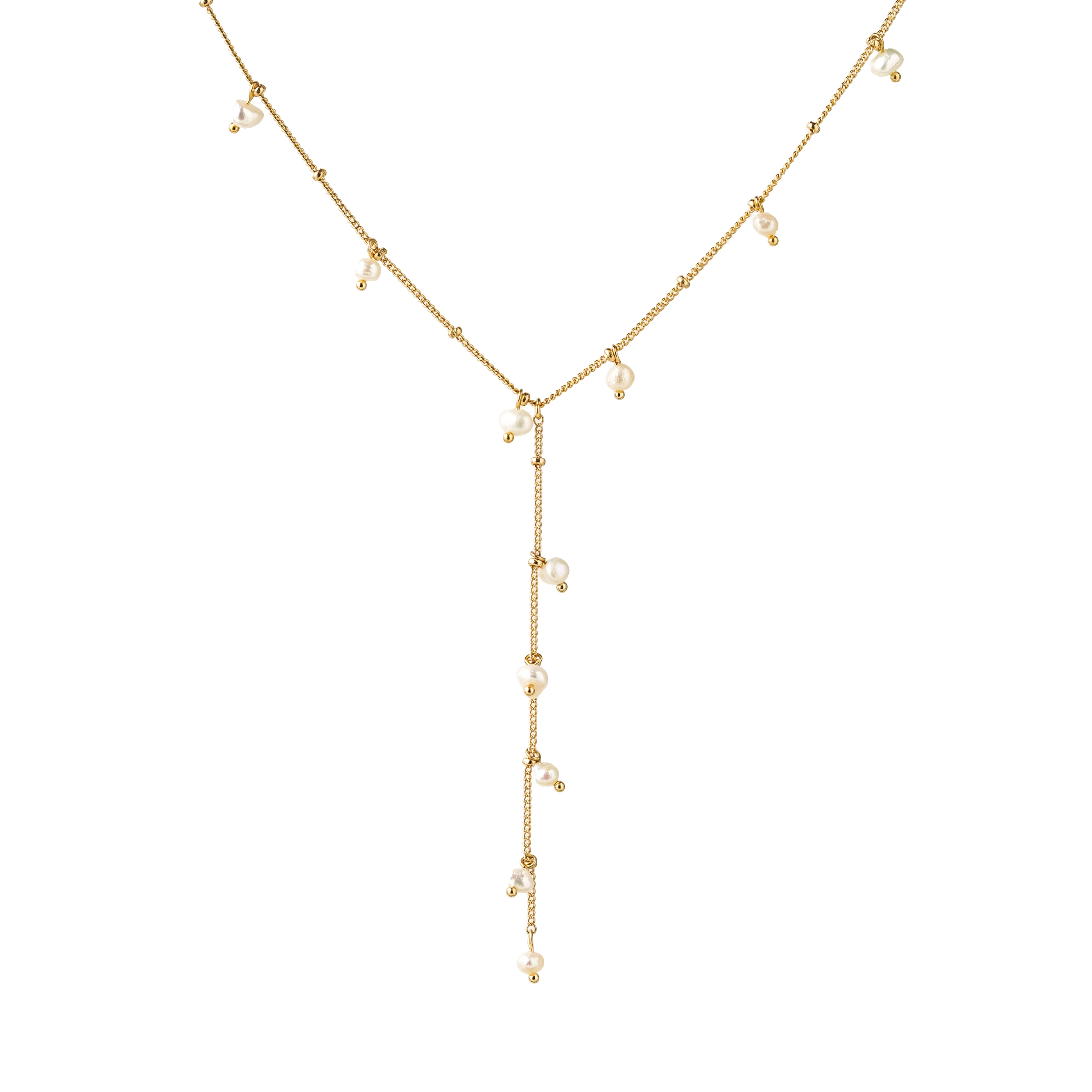 Picture of Dot Pearl Lariat - Pearl