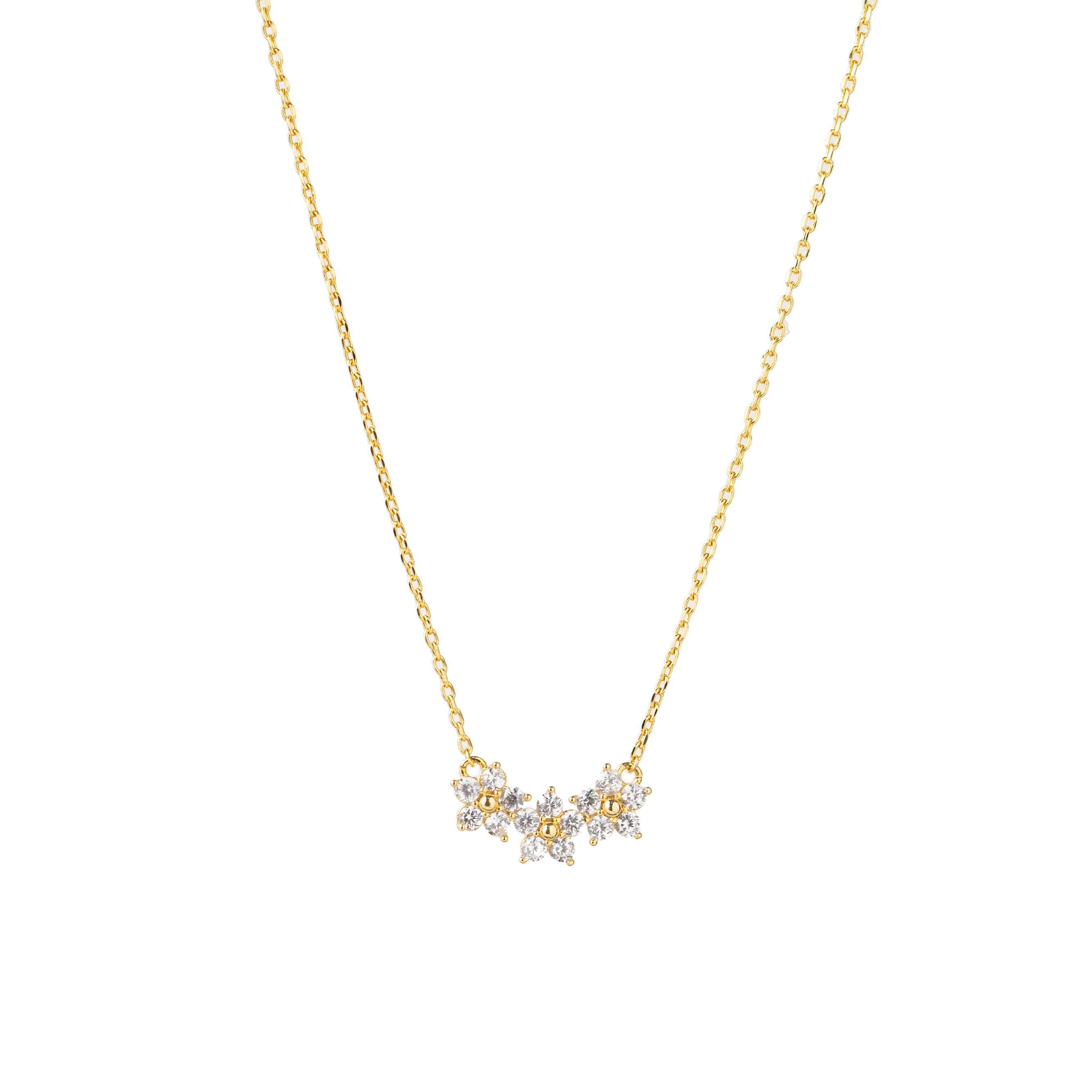 Picture of Blossom Necklace - Gold/Clear