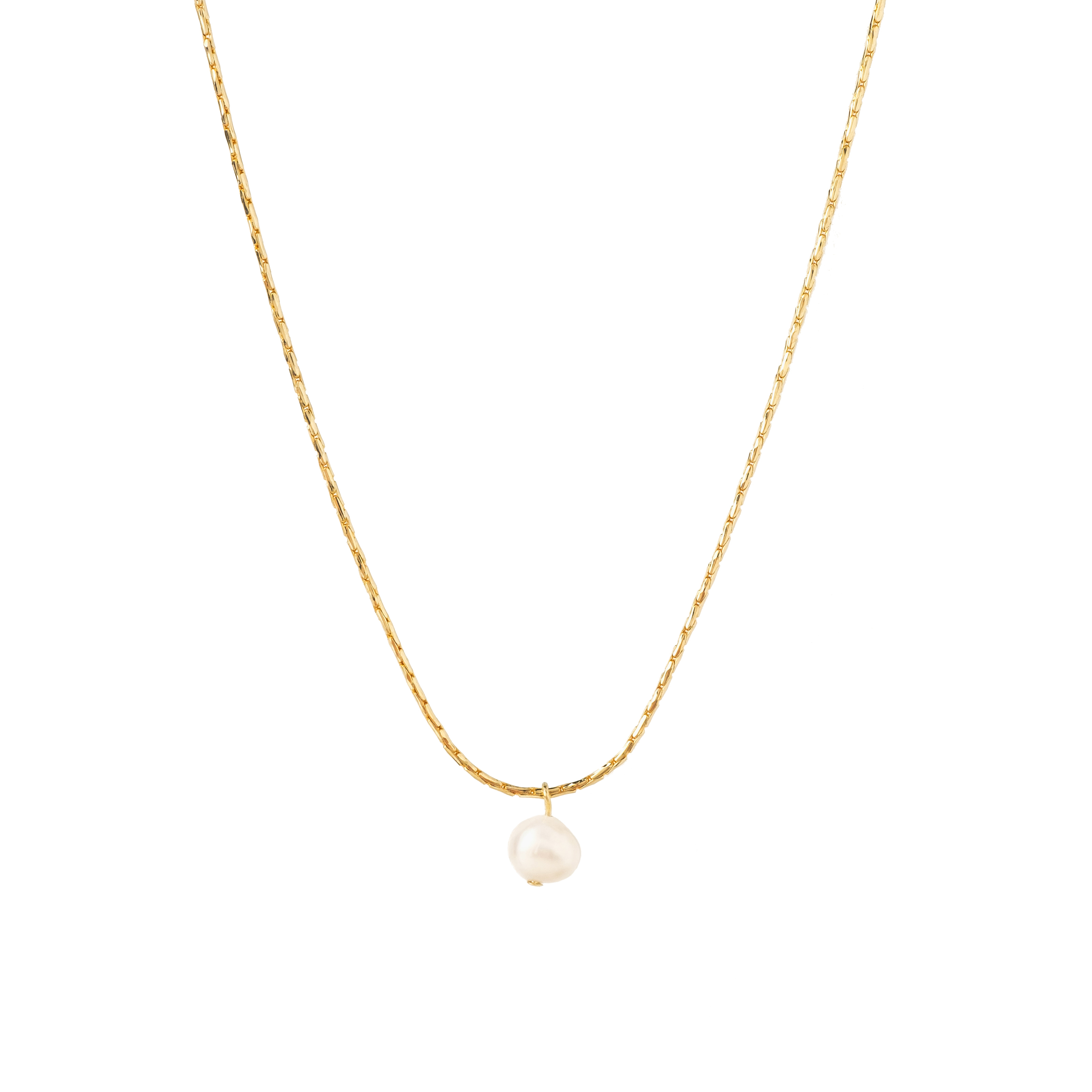 Picture of Amari Pearl Necklace - Gold