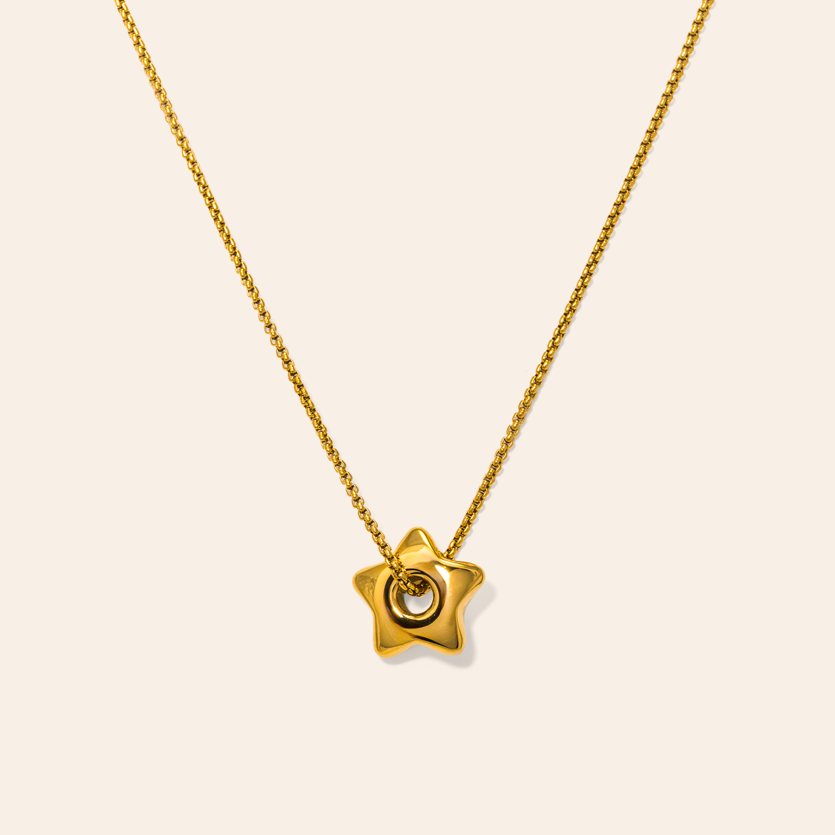Picture of Star Charm Necklace - Gold