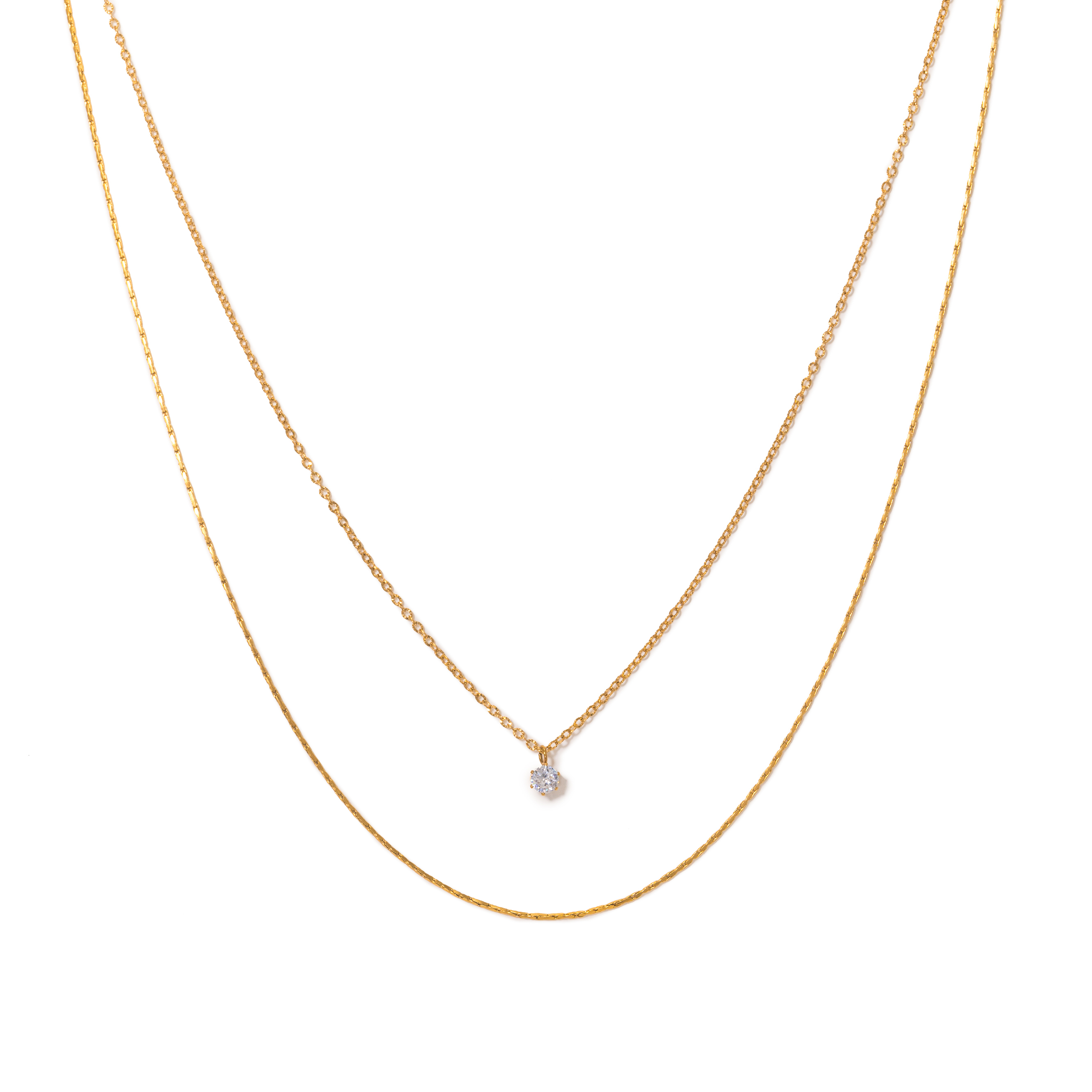 Picture of Soleil Layered Necklace - Gold