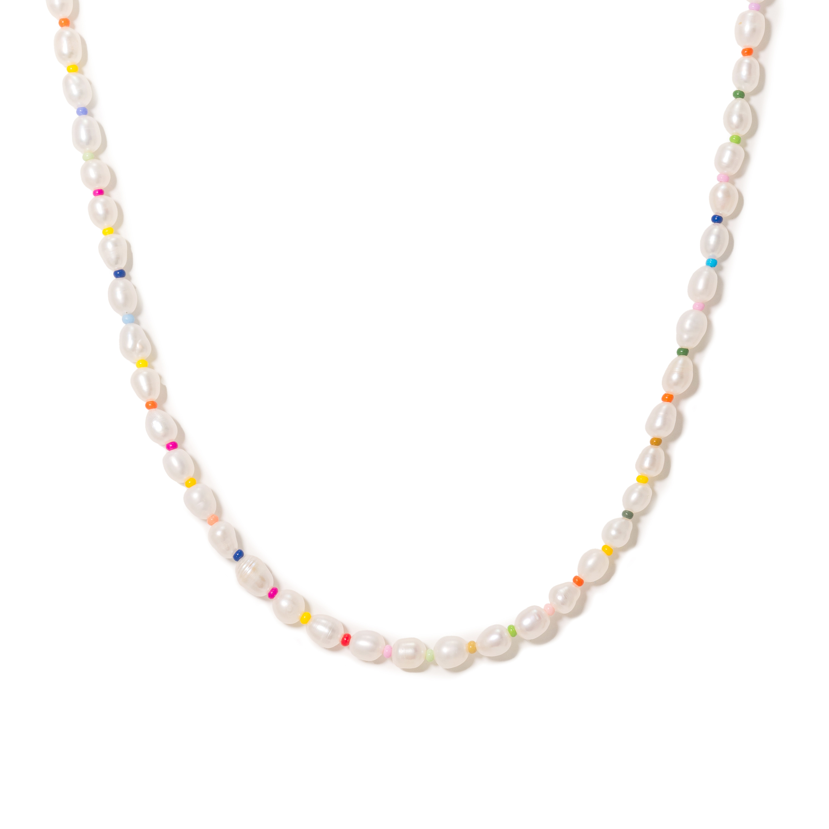 Picture of Rainbow Pearl Necklace - Pearl