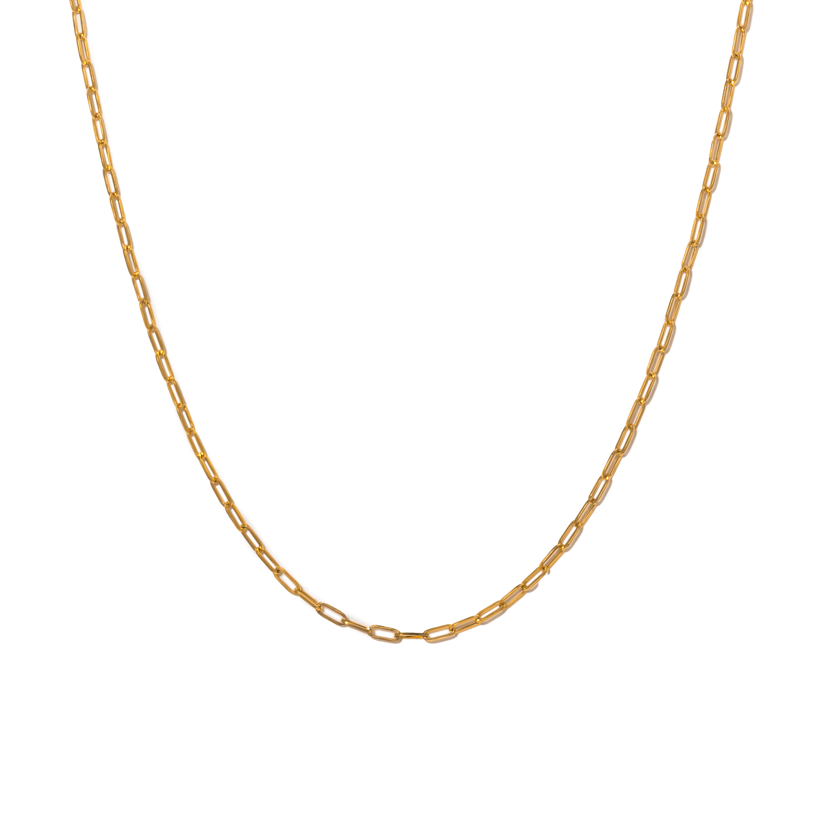 Picture of Paperclip Necklace - Gold
