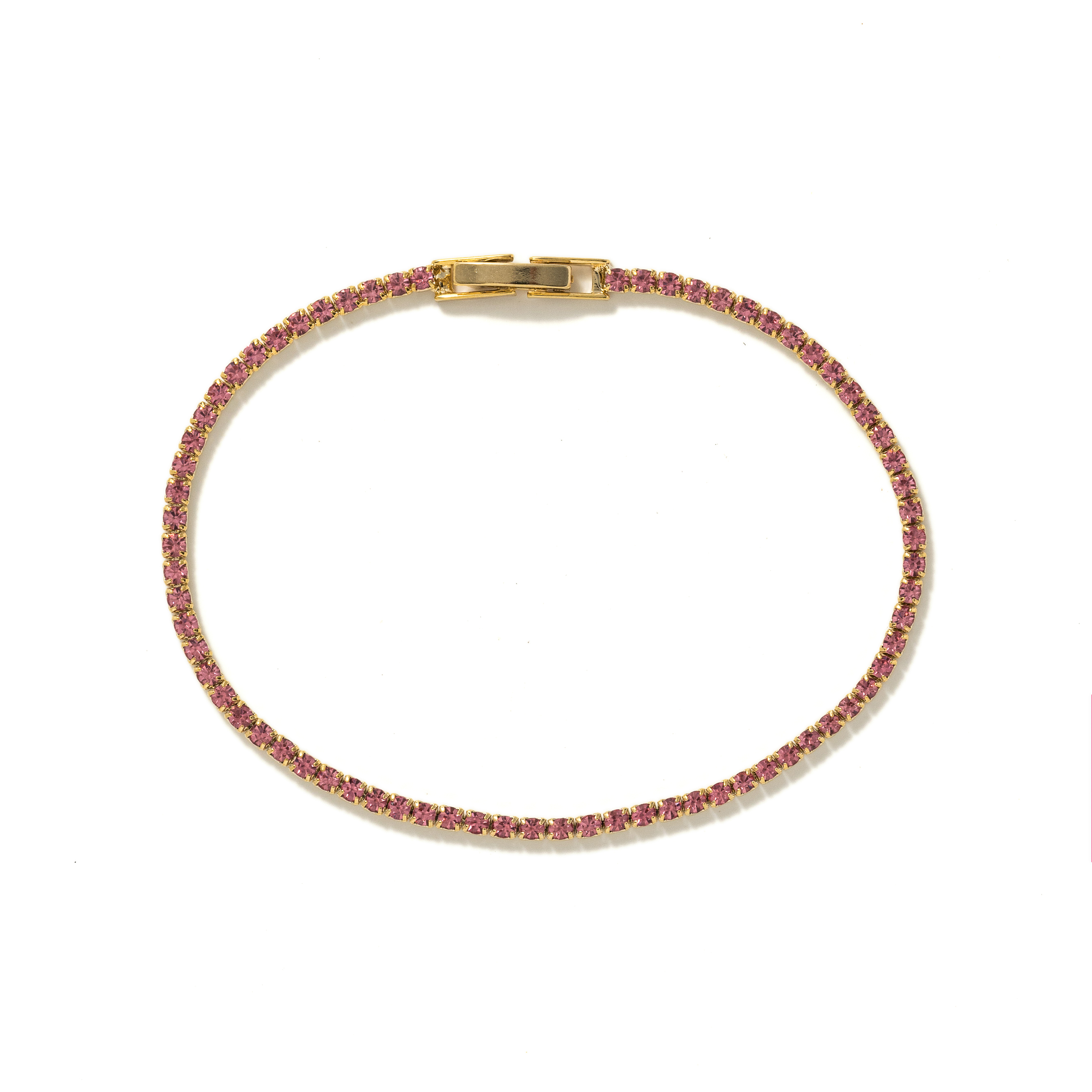 Picture of 7" Tennis Bracelet - Pink