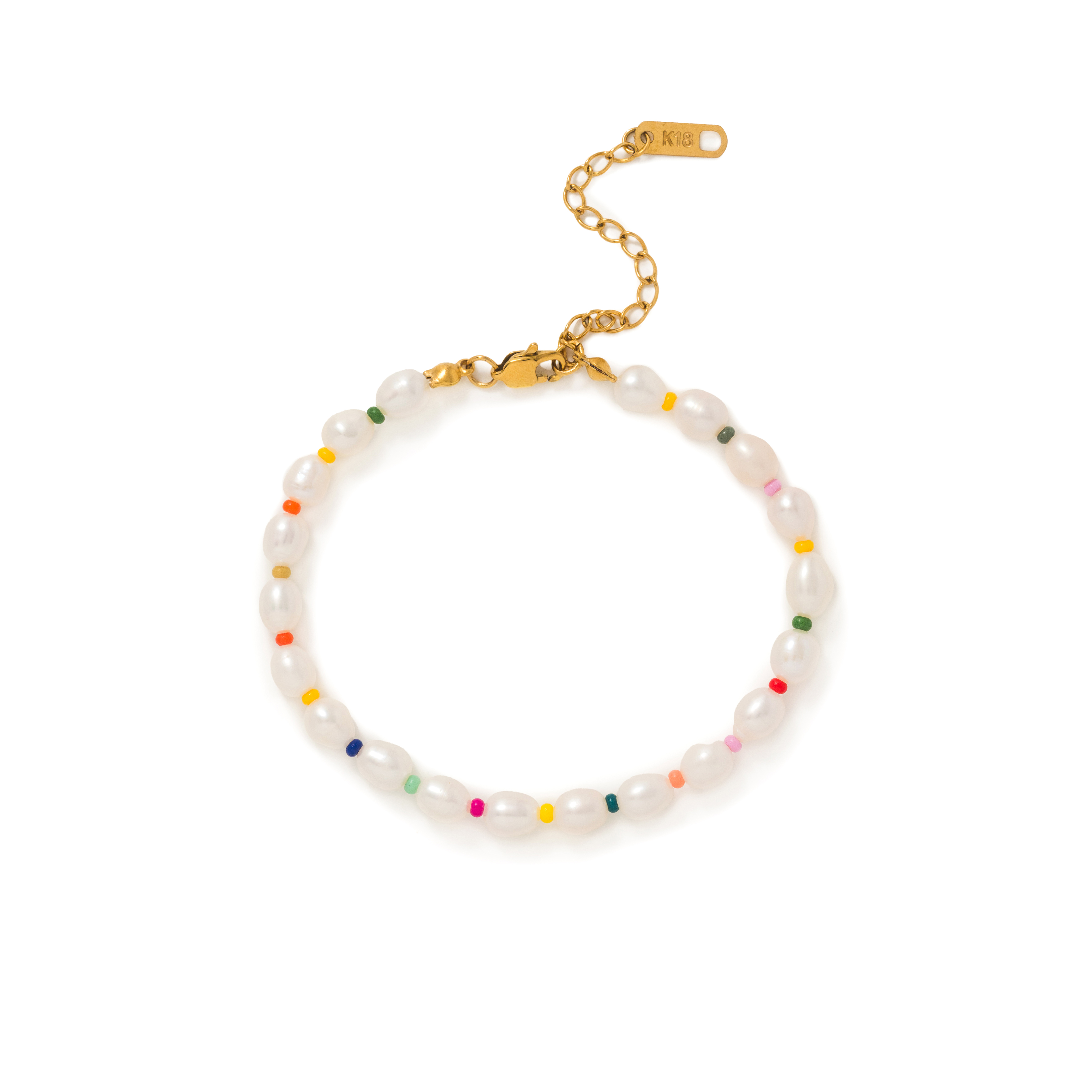 Picture of Rainbow Pearl Bracelet - Pearl