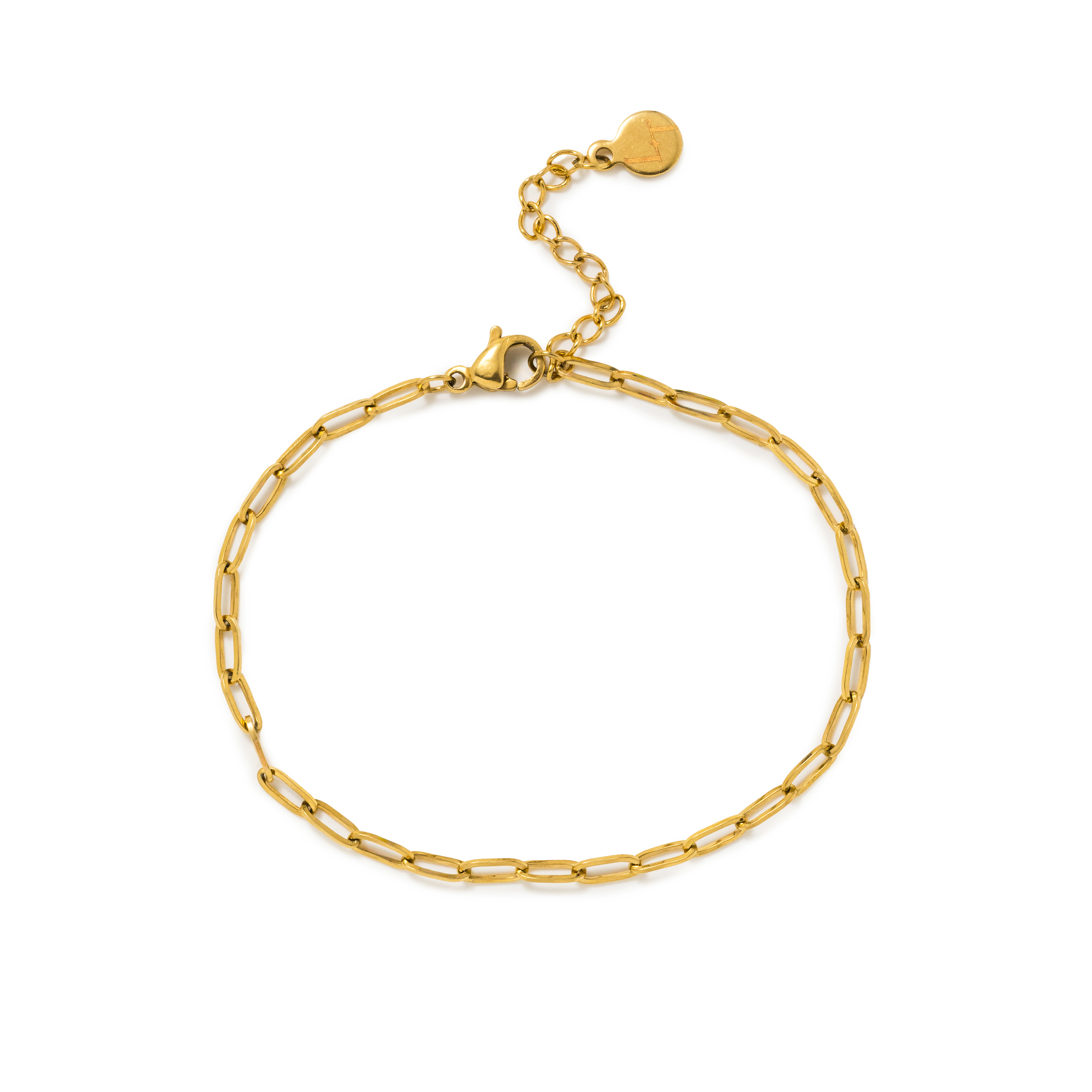 Picture of Paperclip Bracelet - Gold