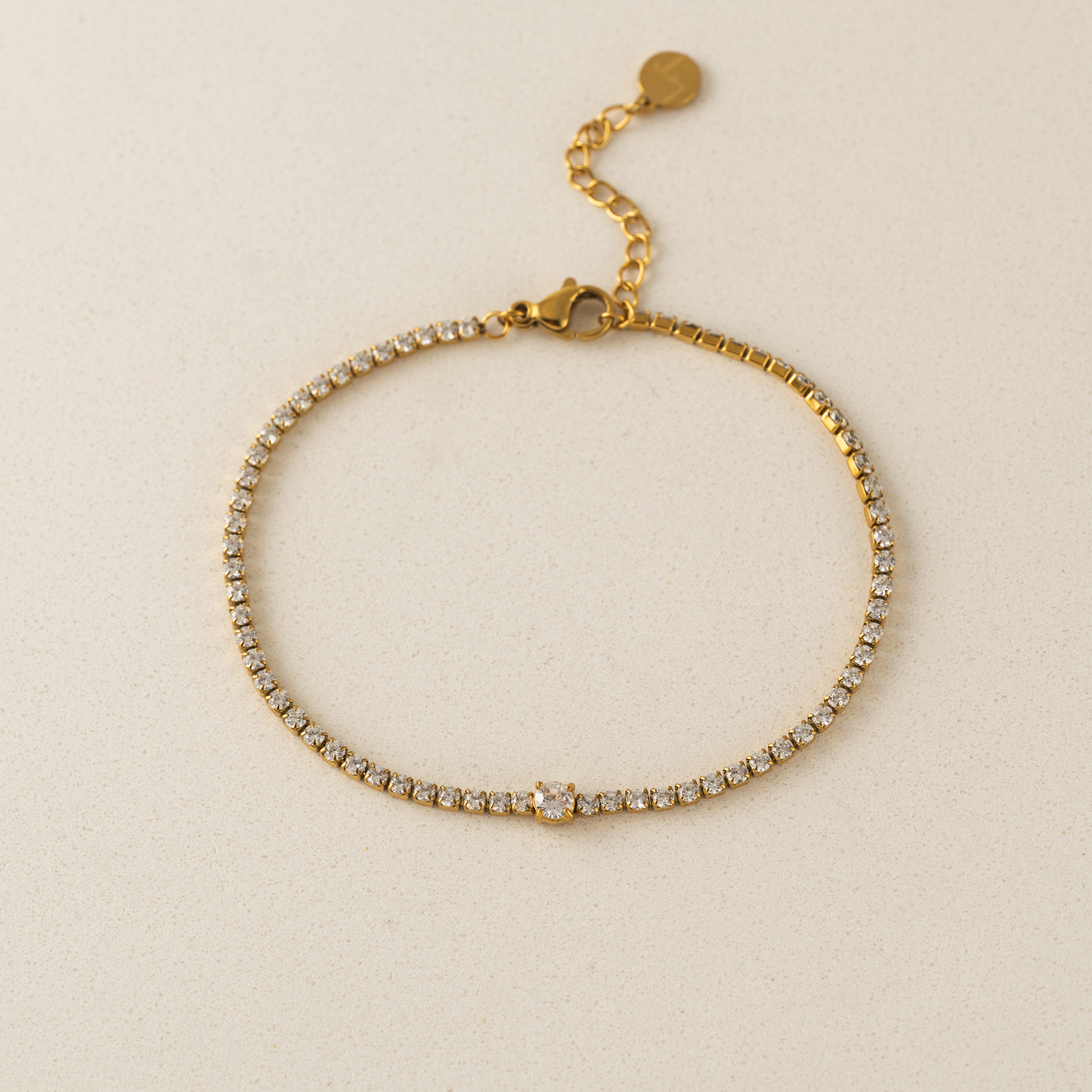 Picture of Luma CZ Tennis Bracelet - Gold