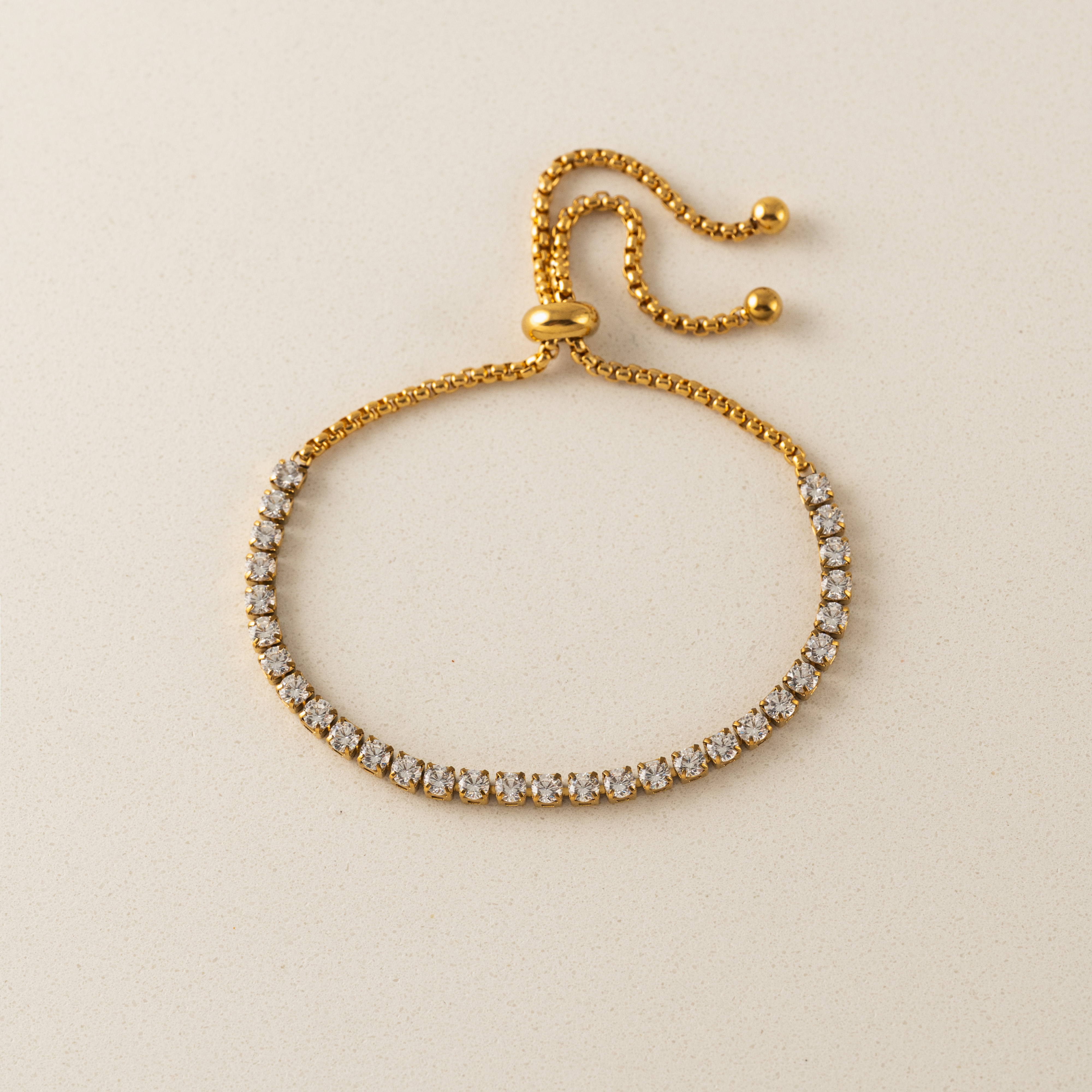 Picture of Round Prism Bracelet - Gold