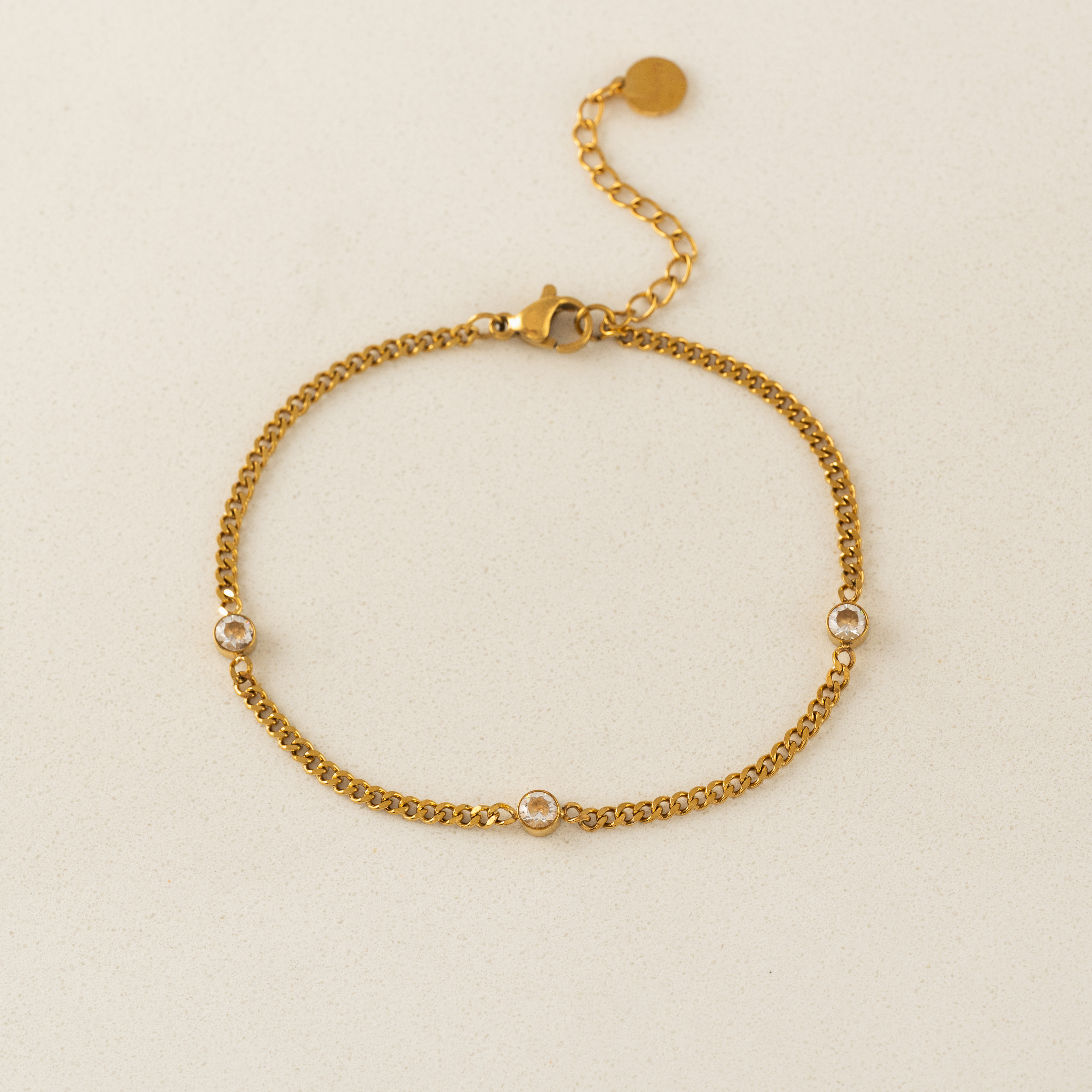 Picture of Cira CZ Chain Bracelet - Gold