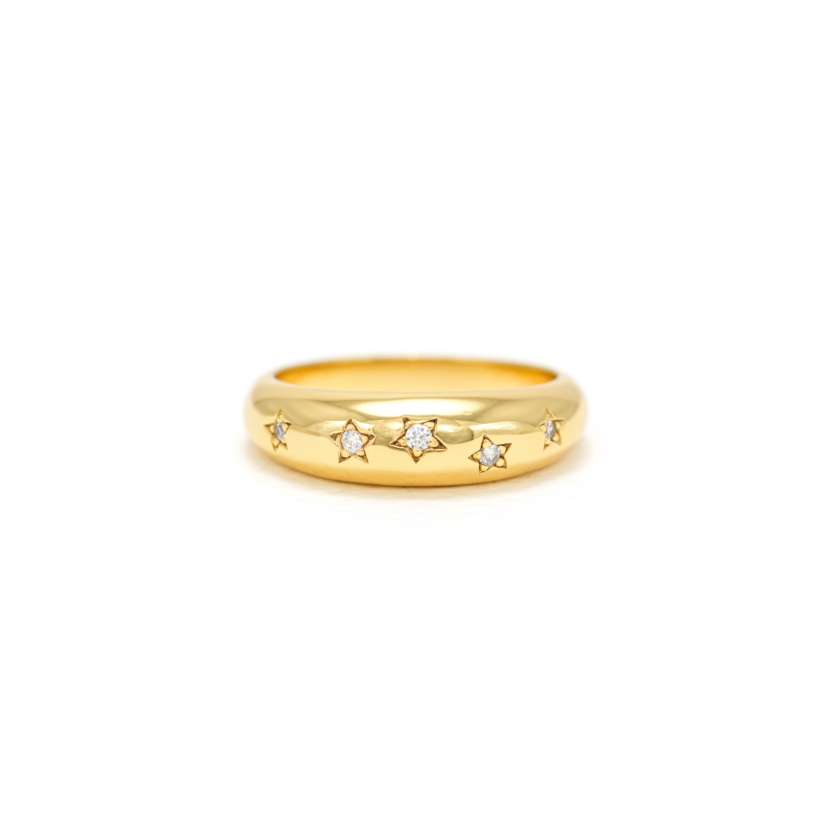 Picture of Twinkle Dome Ring - Gold - Size 9