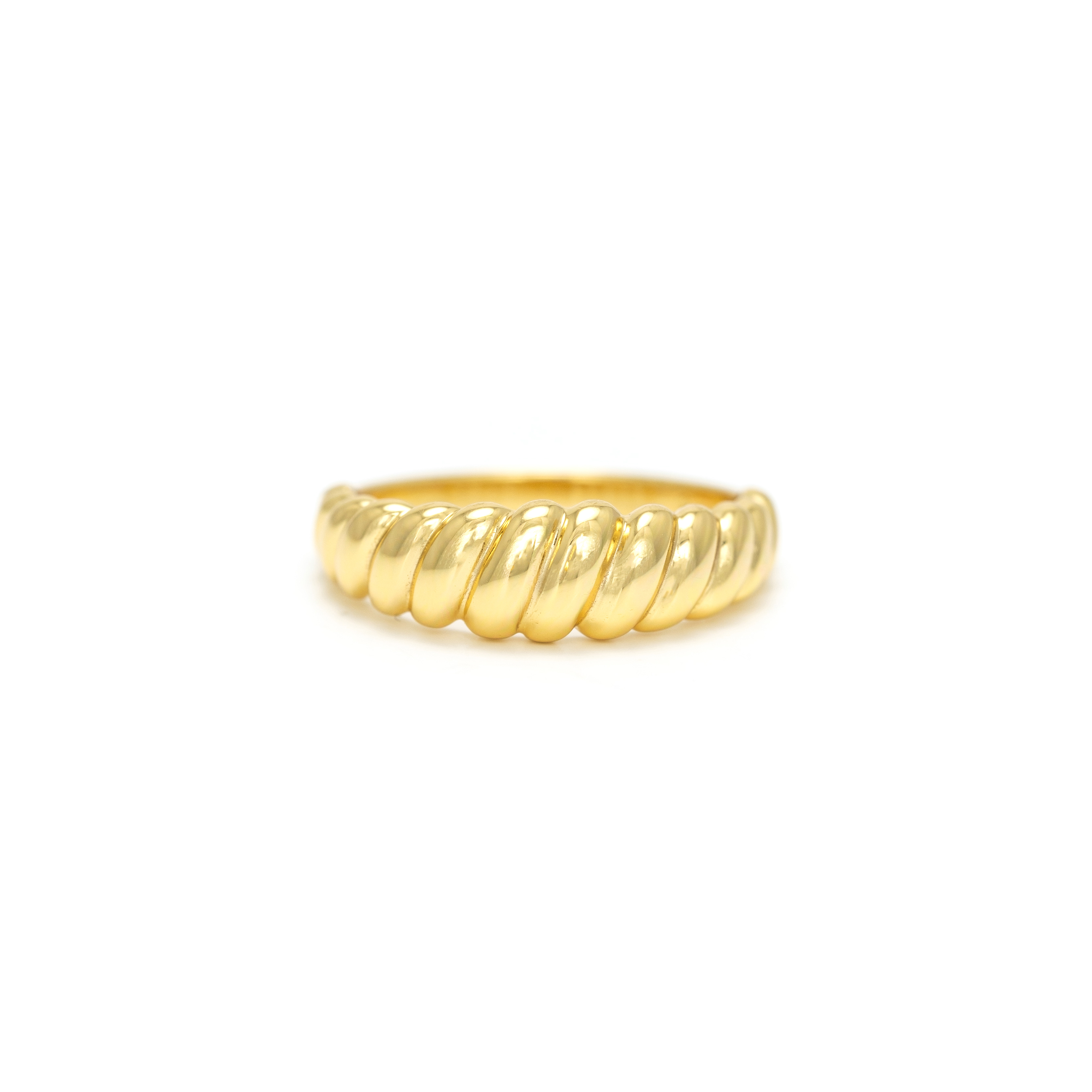 Picture of Twist Dome Ring Gold - Size 5