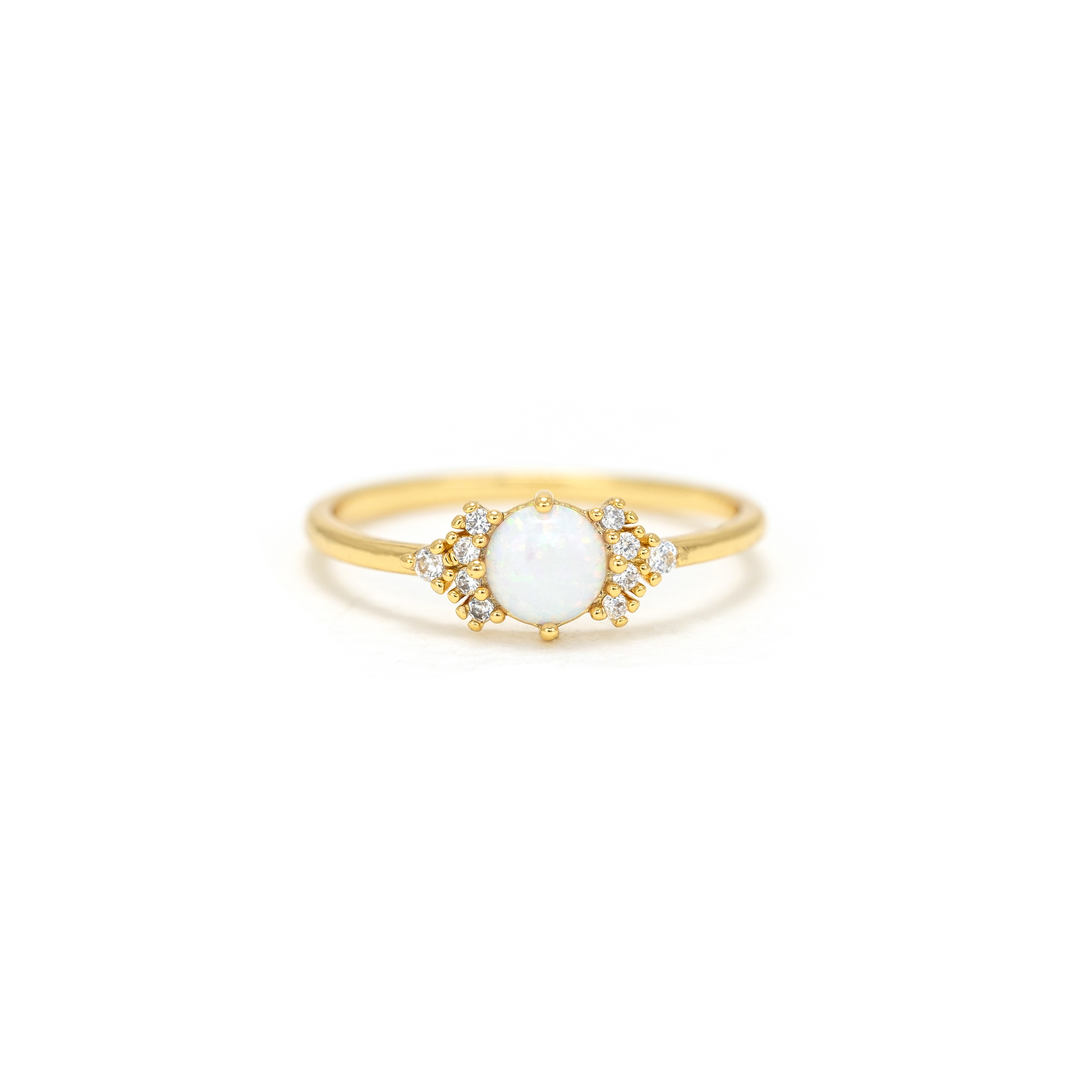 Picture of Echo Ring Gold/Opal - Size 5