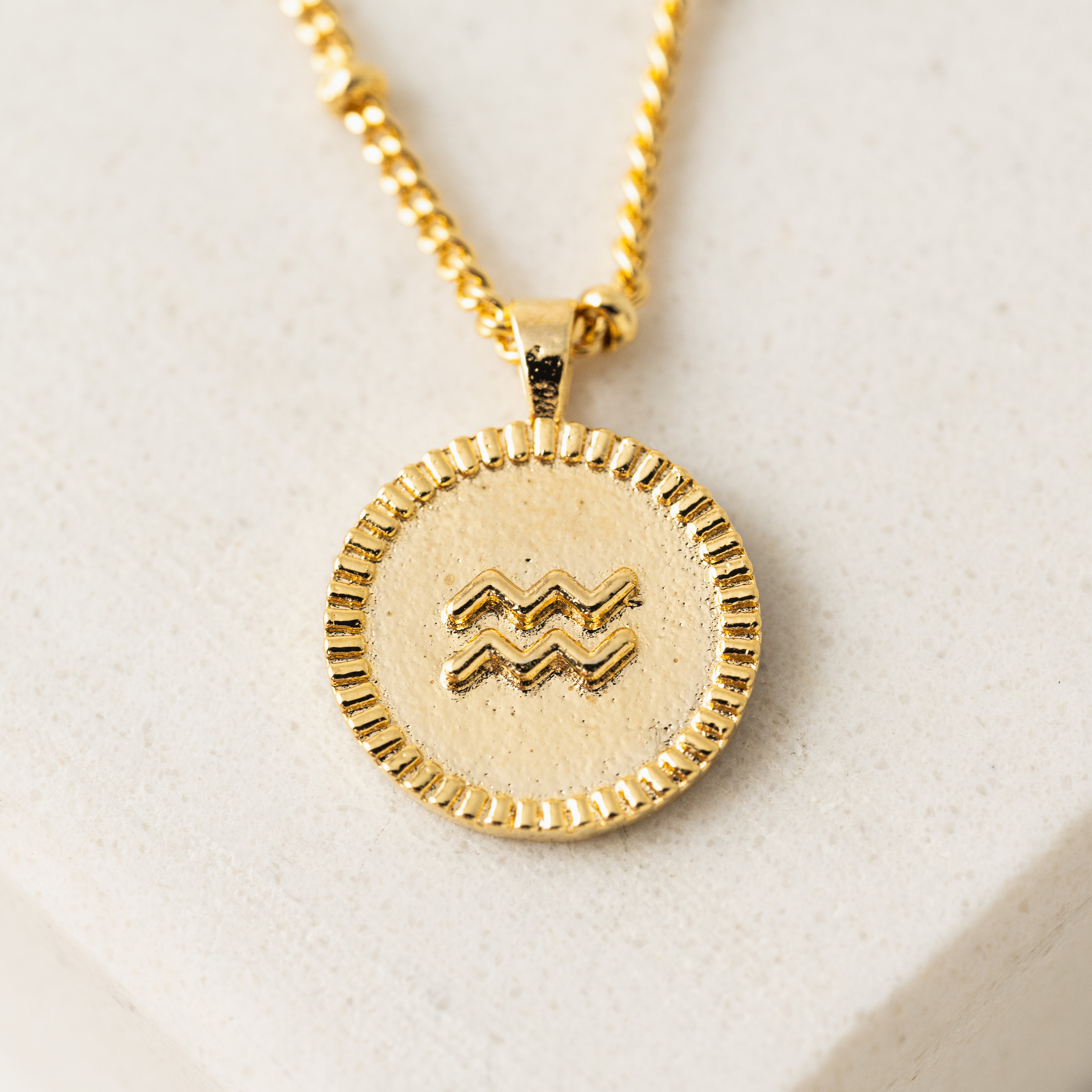 Picture of Aquarius Horoscope Necklace