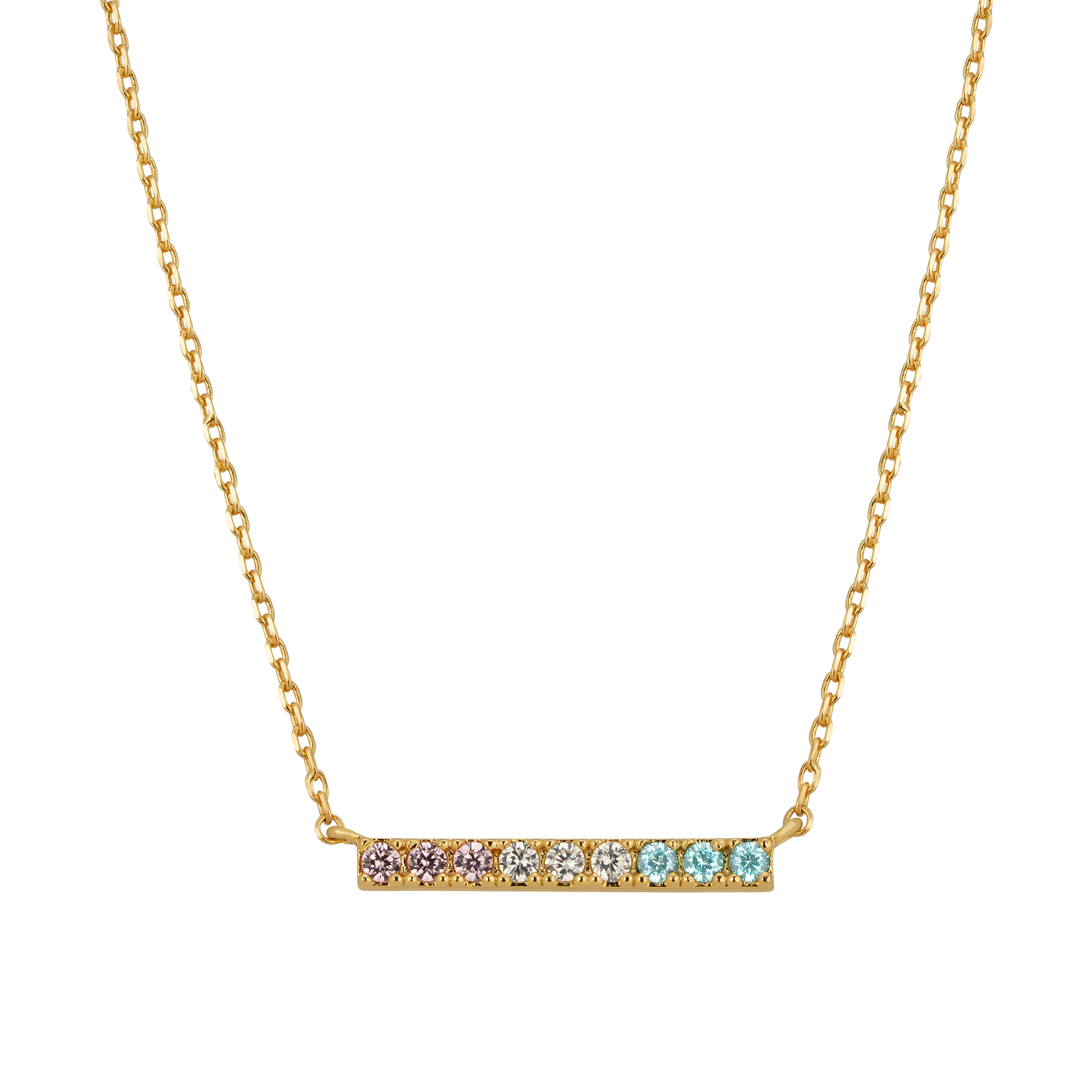 Picture of Trans Riot Bar Necklace - Gold