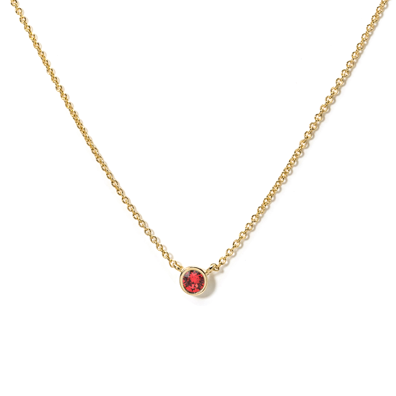 Picture of January Kaleidoscope Birthstone Necklace - Gold