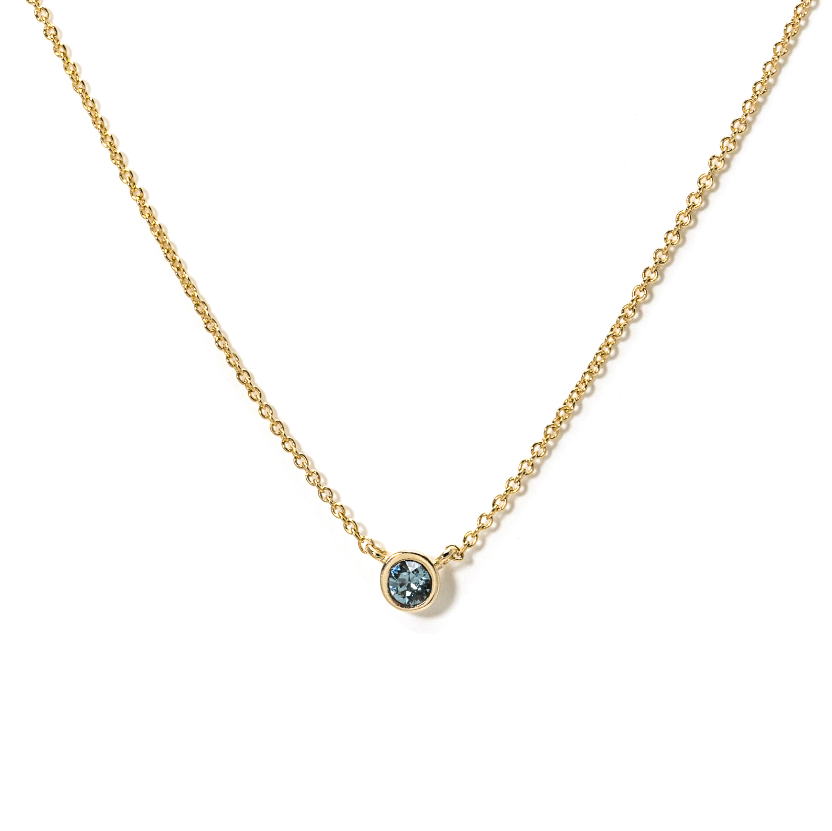 Picture of September Kaleidoscope Birthstone Necklace - Gold