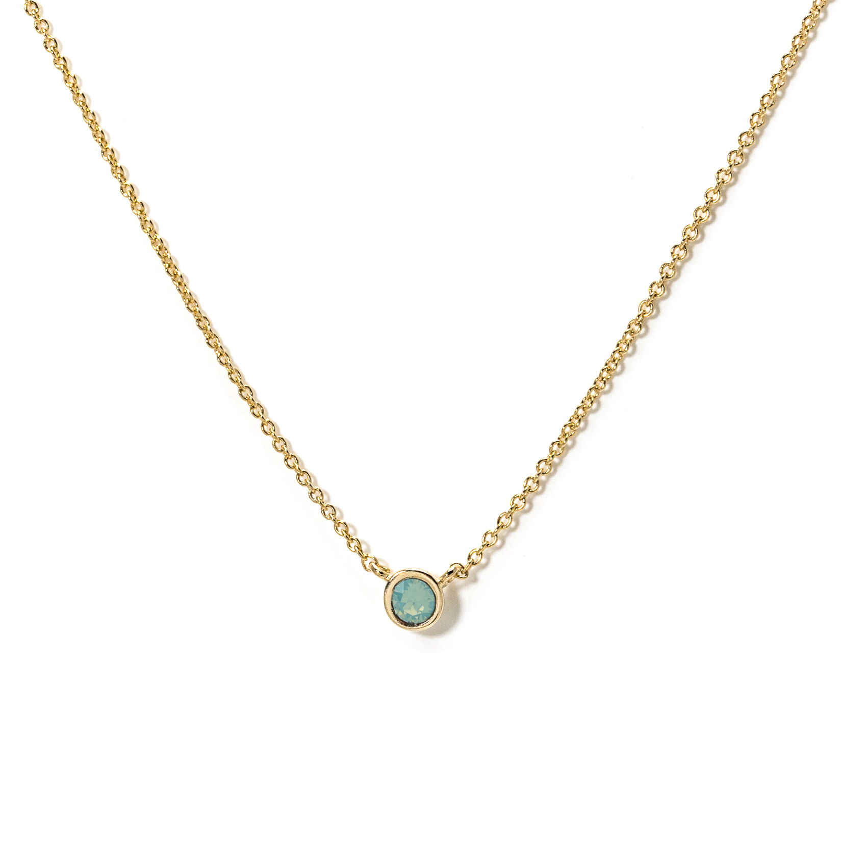 Picture of December Kaleidoscope Birthstone Necklace - Gold