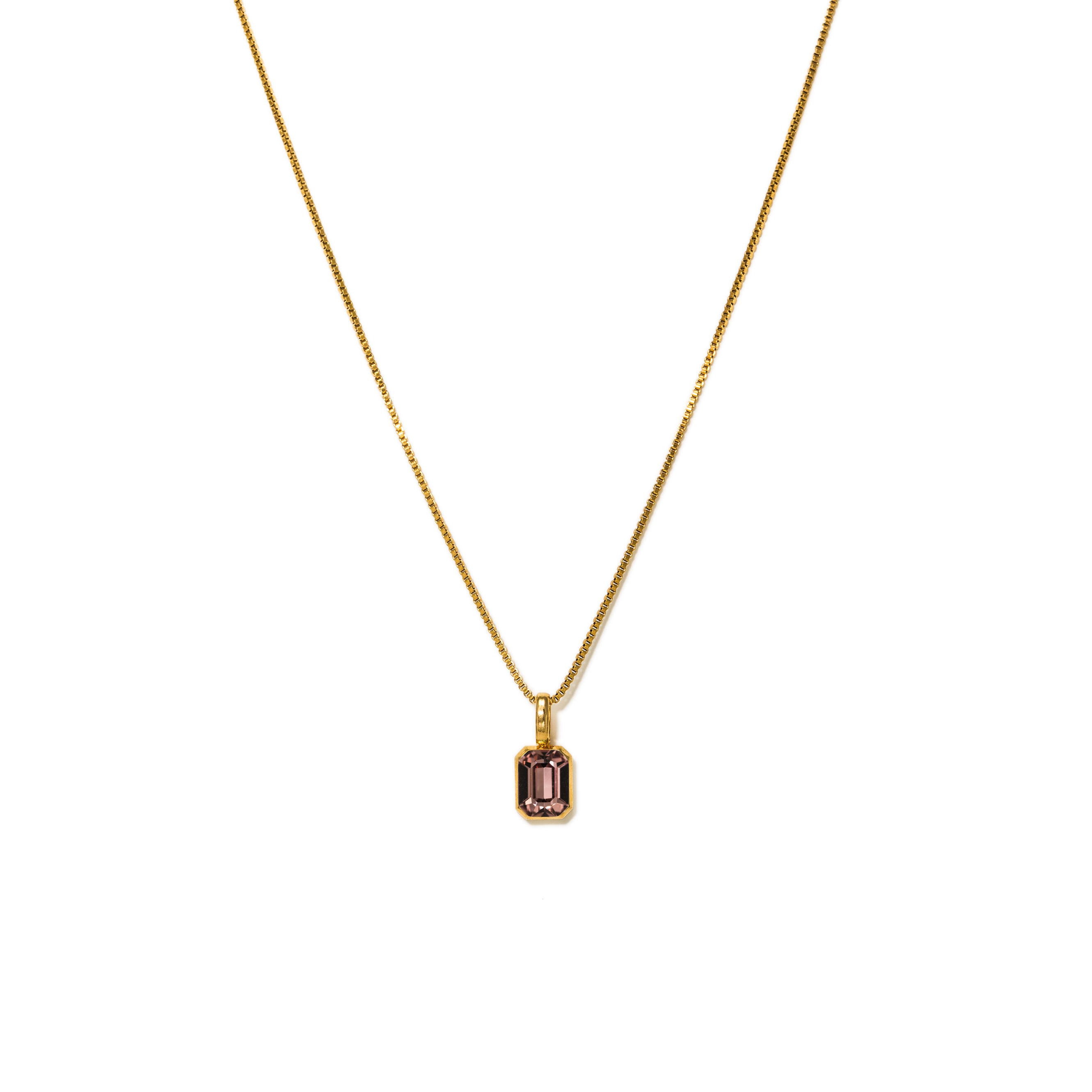 Picture of Waterproof Birthstone Necklace - FEB