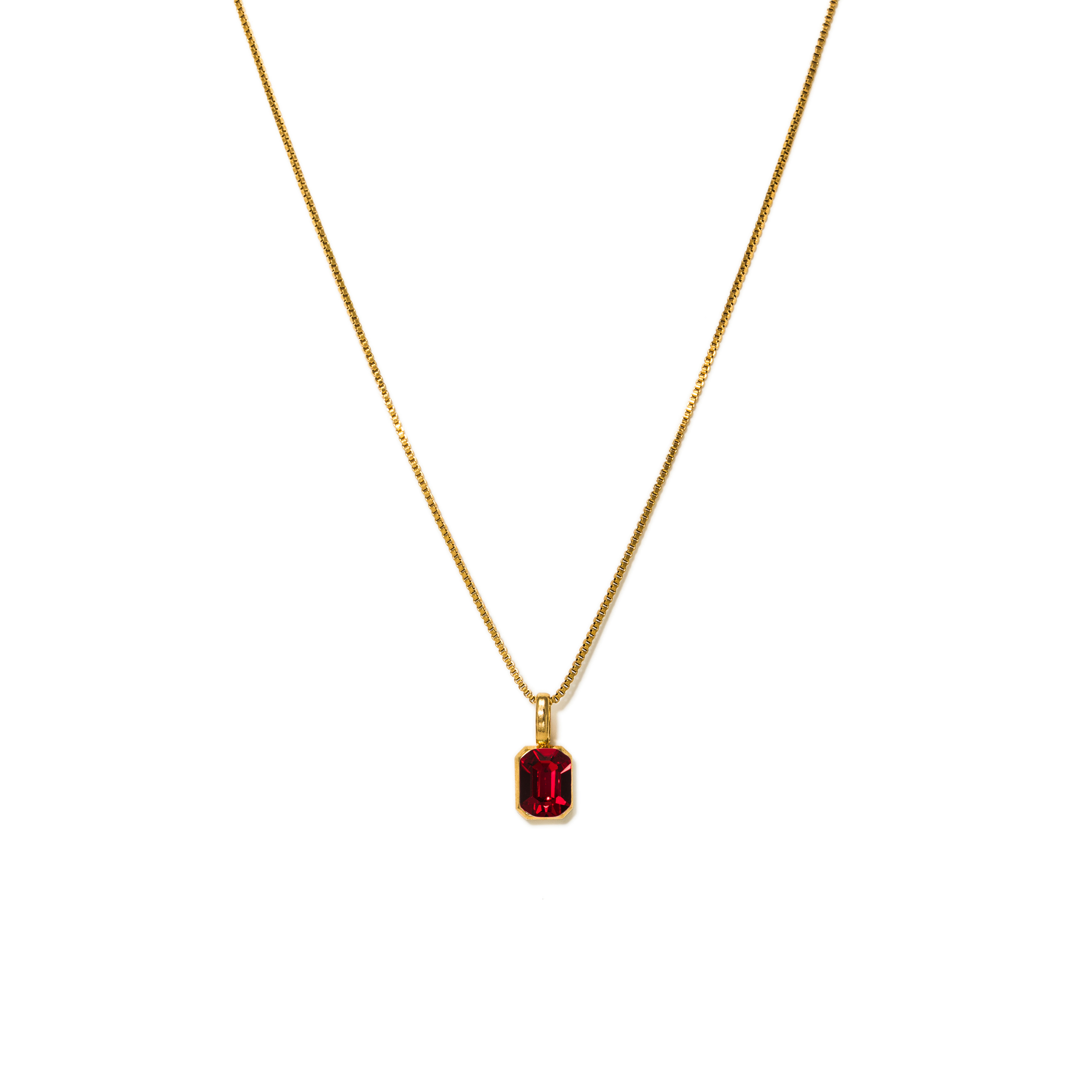 Picture of Waterproof Birthstone Necklace - JUL