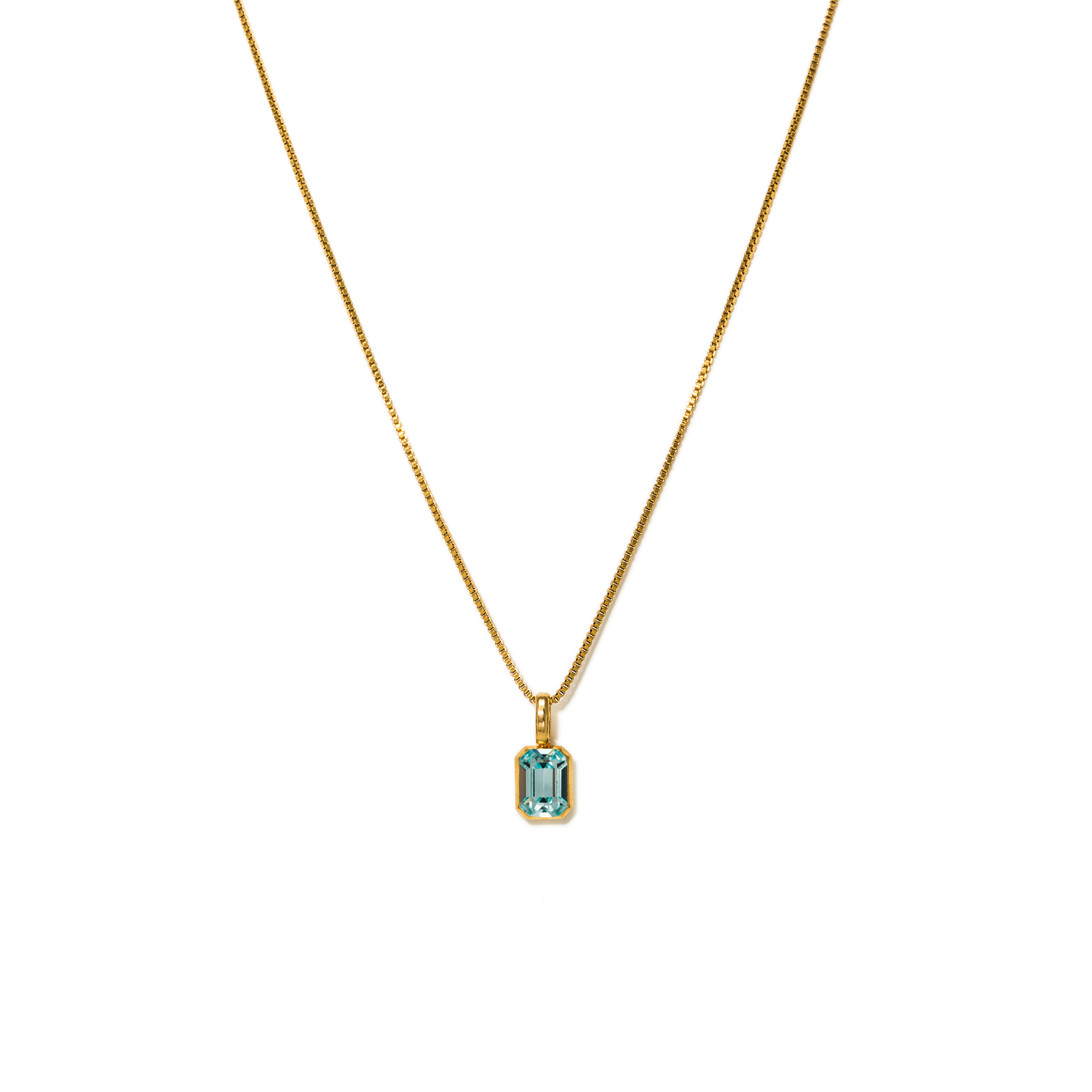 Picture of Waterproof Birthstone Necklace - MAR