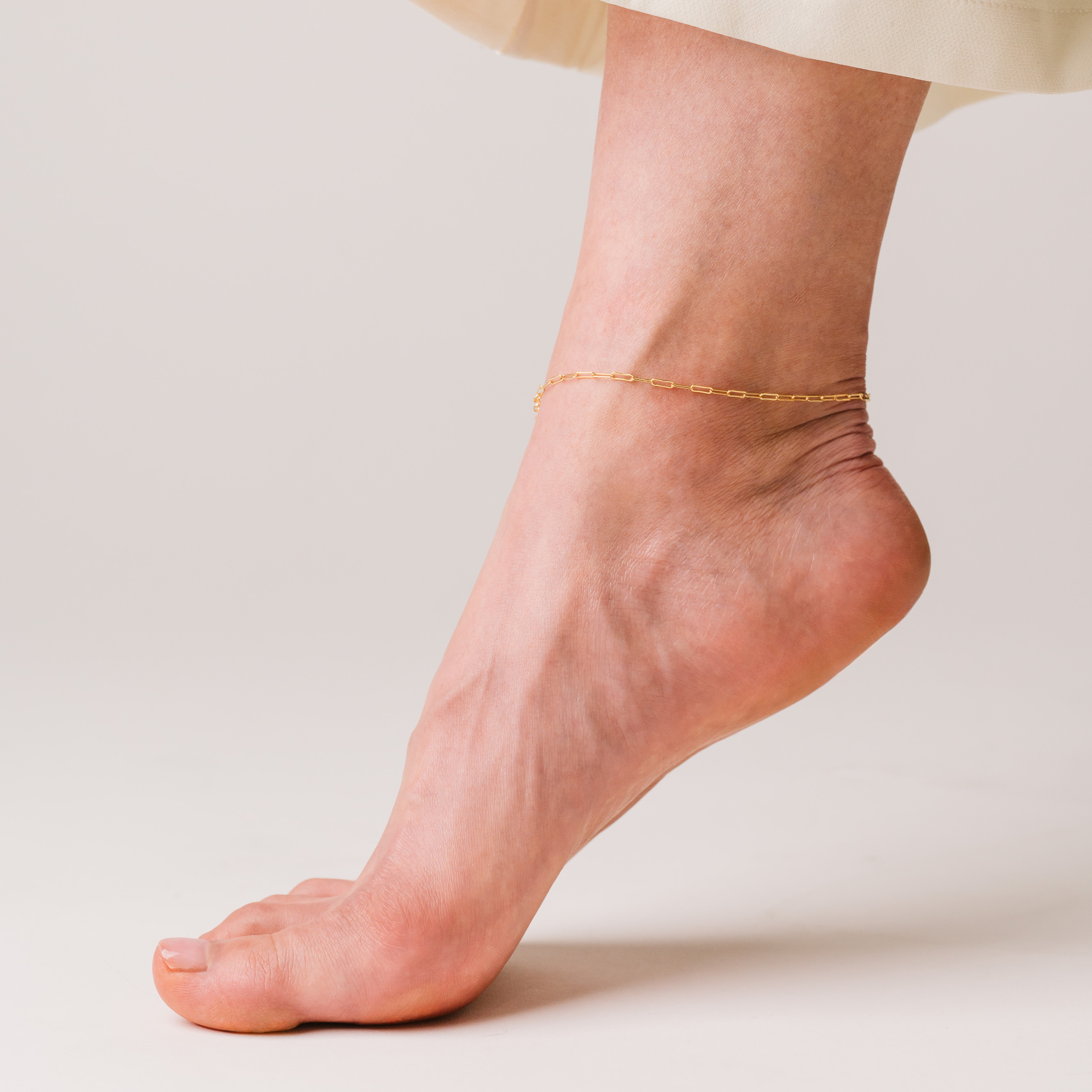 Picture of Paperclip Chain Gold-Filled Anklet