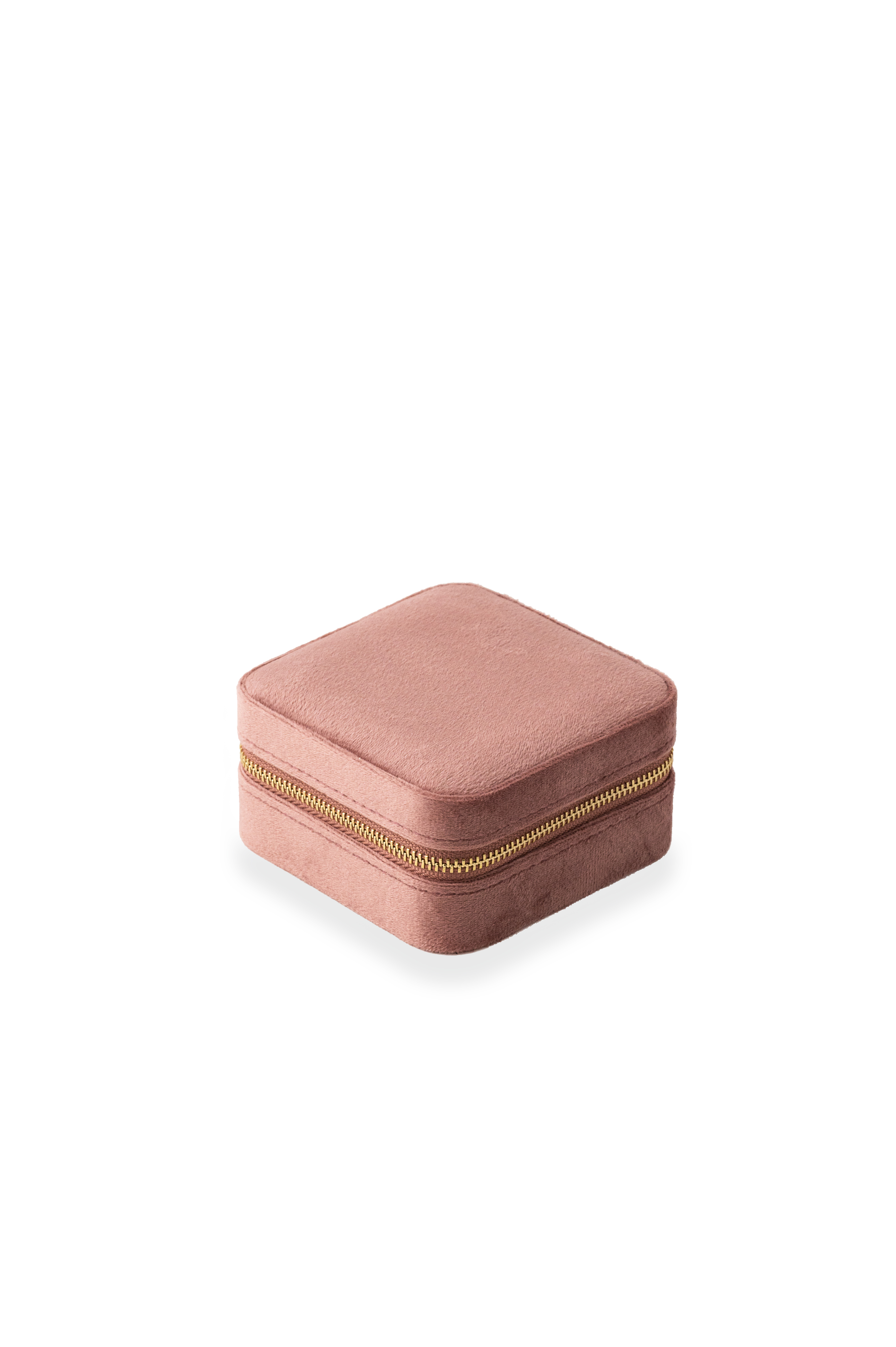 Picture of Bon Voyage Square Travel Case - Rose Quartz