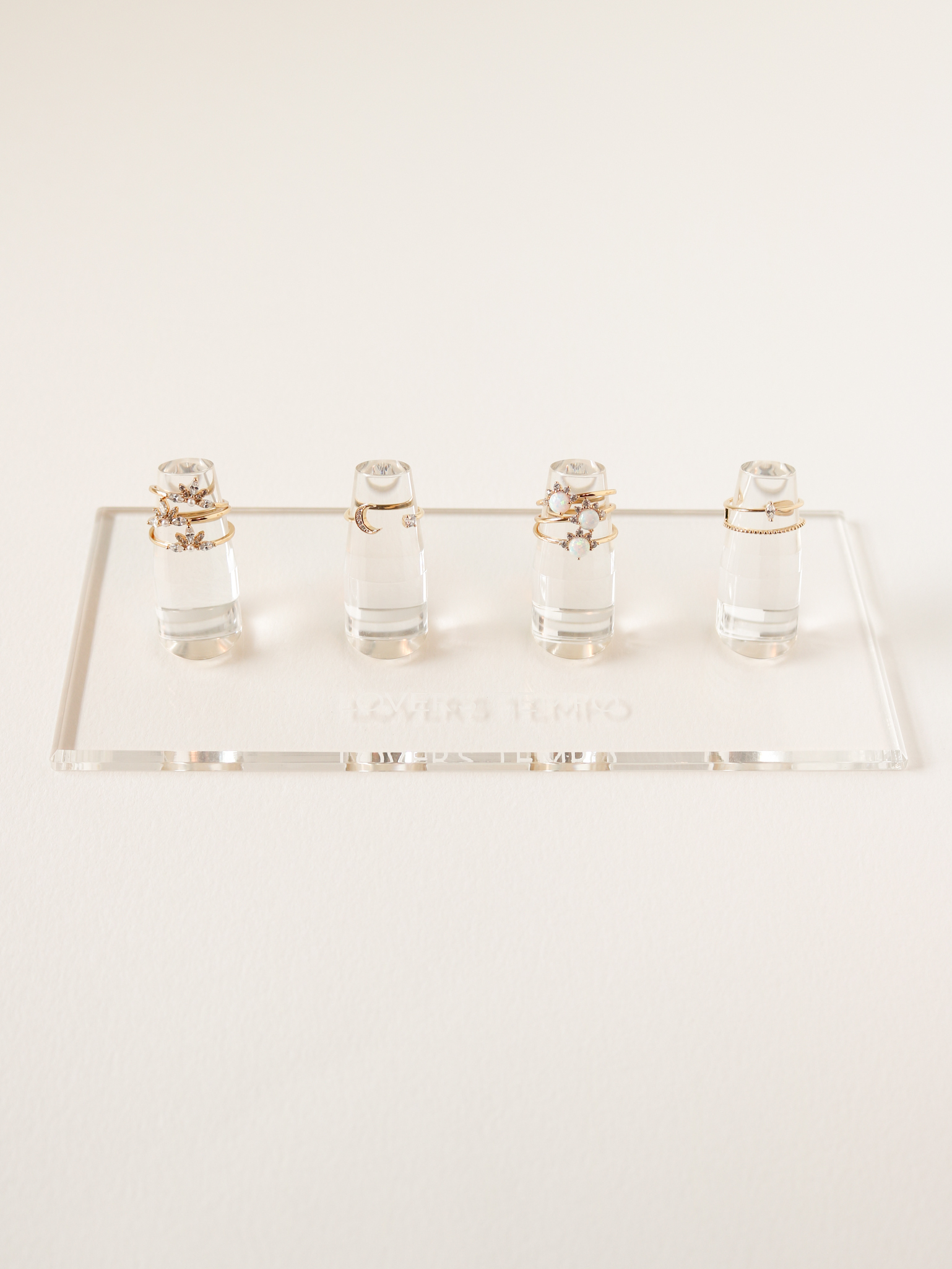 Picture of Acrylic Logo Display for 4 Rings