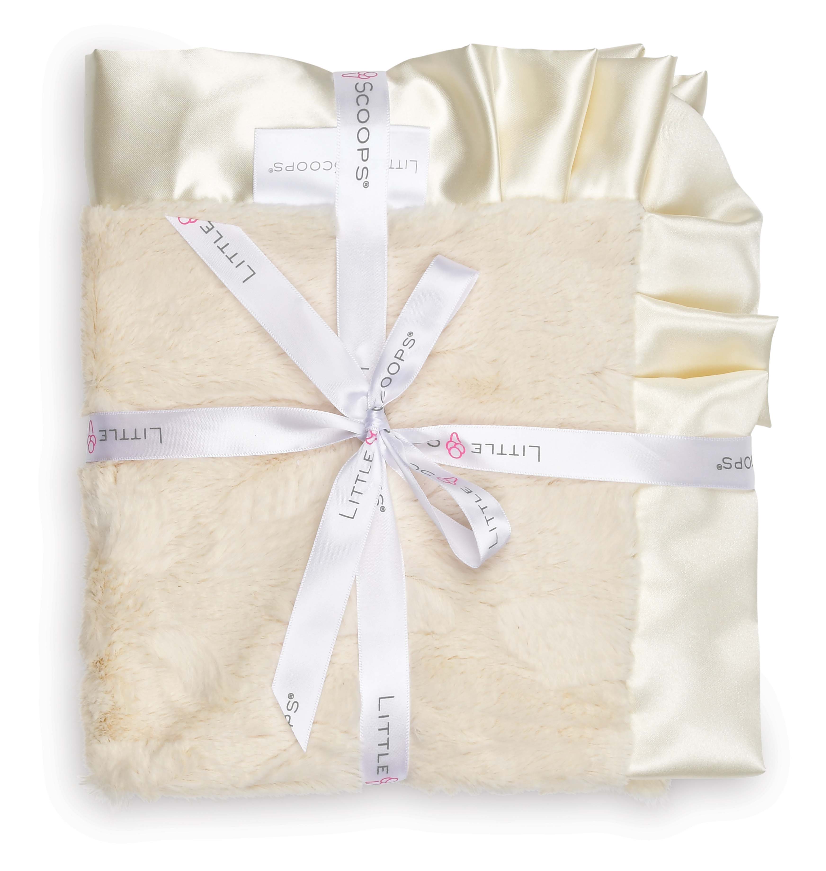 Picture of Little Scoops Cream Receiving Blanket