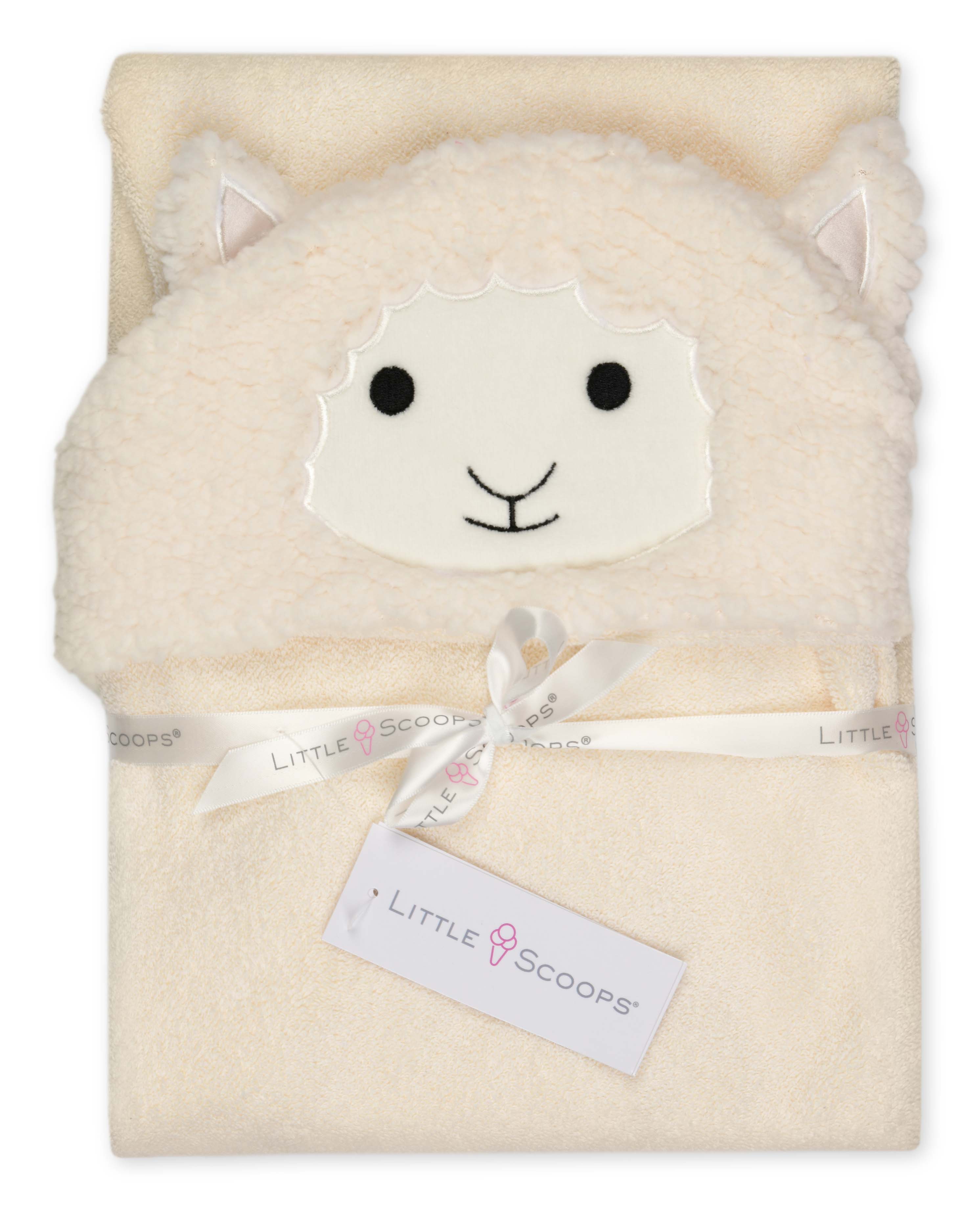 Picture of Little Scoops Lamb Hooded Towel