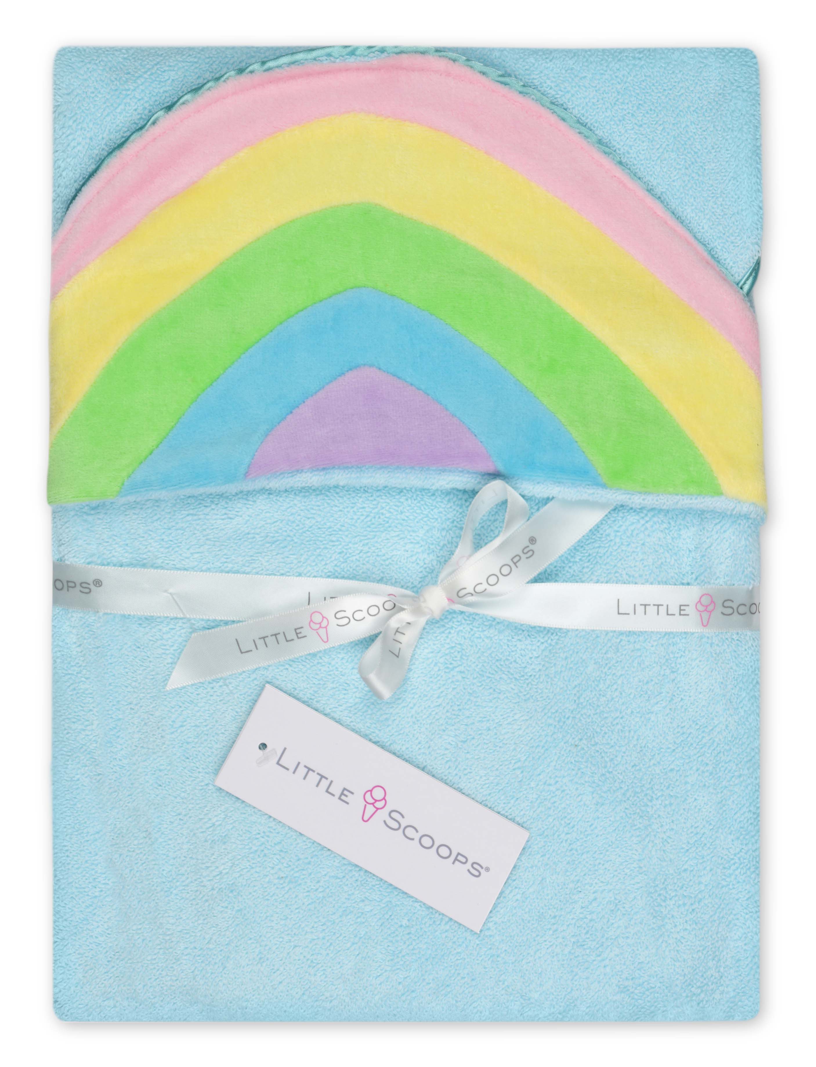 Picture of Little Scoops Rainbow Hooded Towel