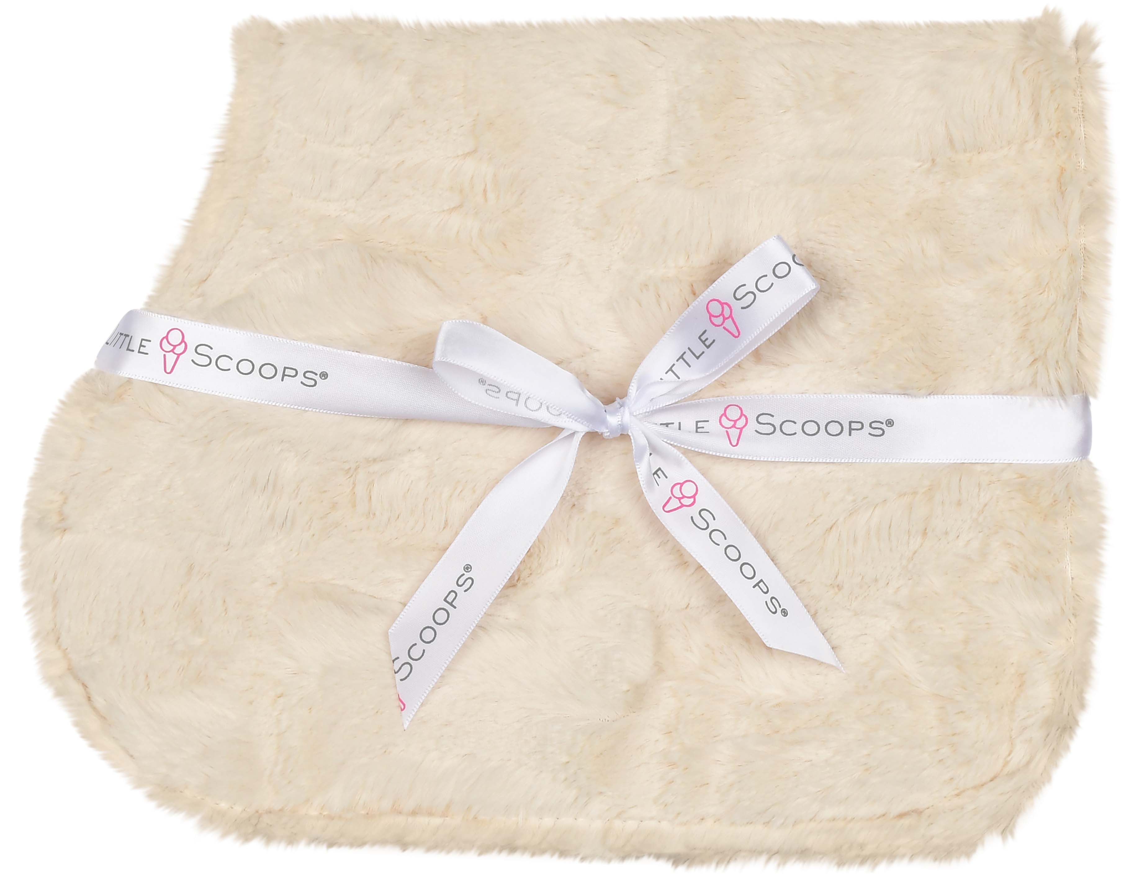 Picture of Little Scoops Cream Set of 2 Burp Cloths