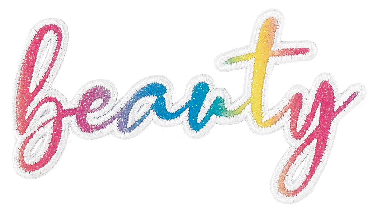 Picture of Beauty Embroidered Sticker Patch