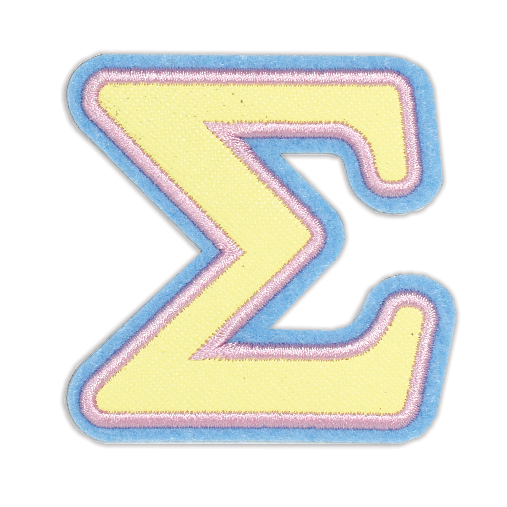 Picture of Sigma Greek Letter Sticker Patch