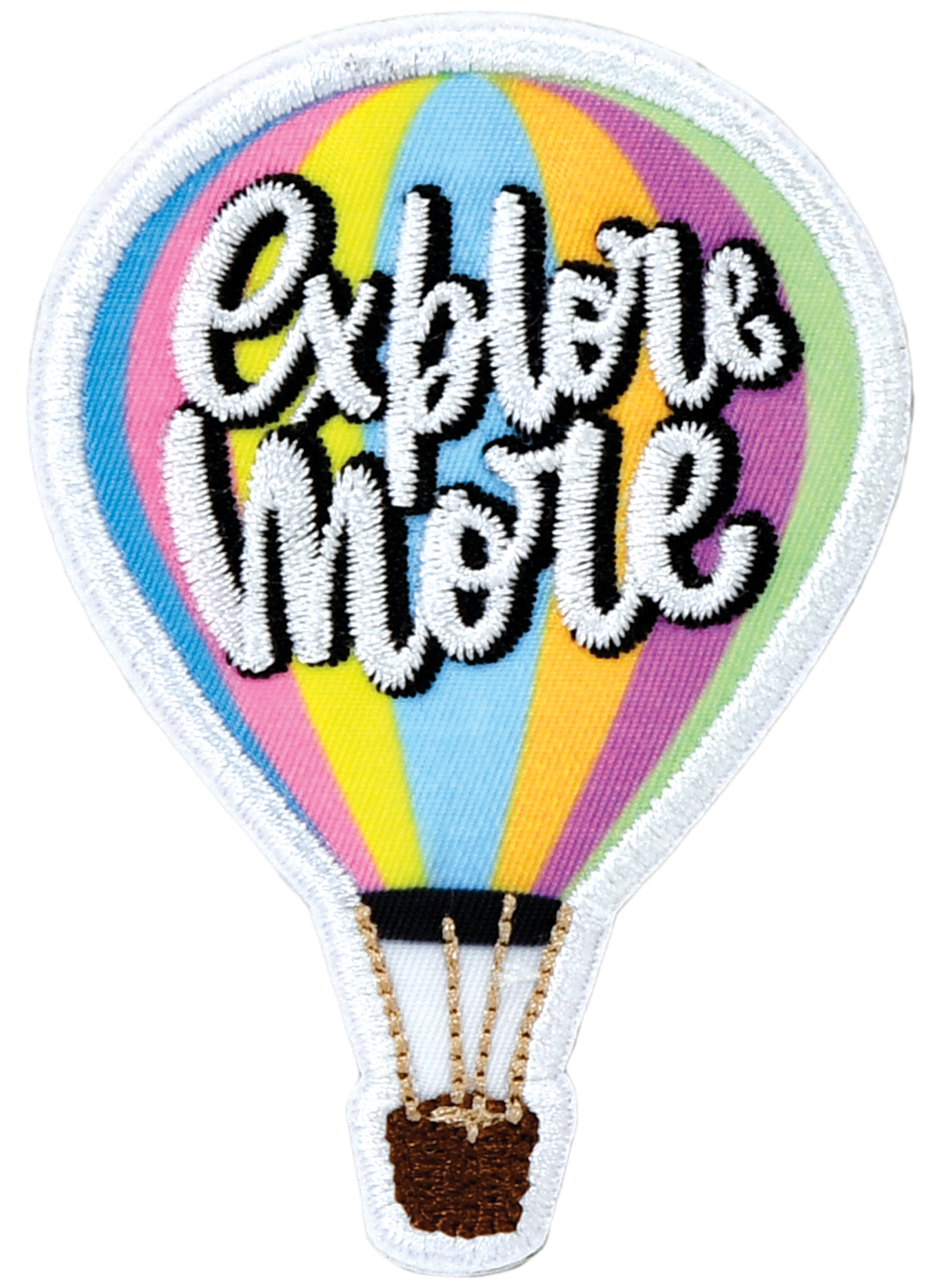 Picture of Hot Air Balloon Embroidered Sticker Patch