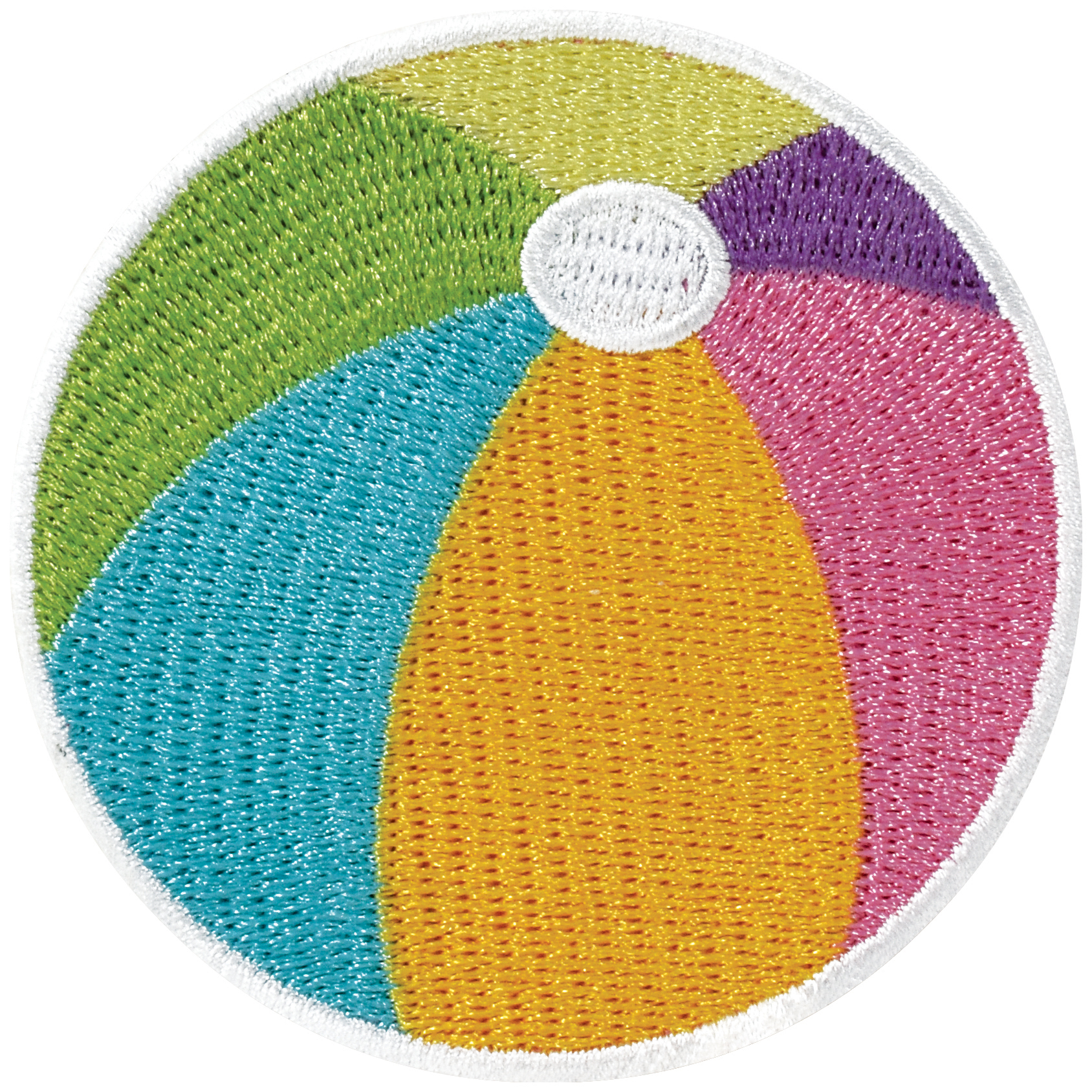 Picture of Beach Ball Embroidered Sticker Patch