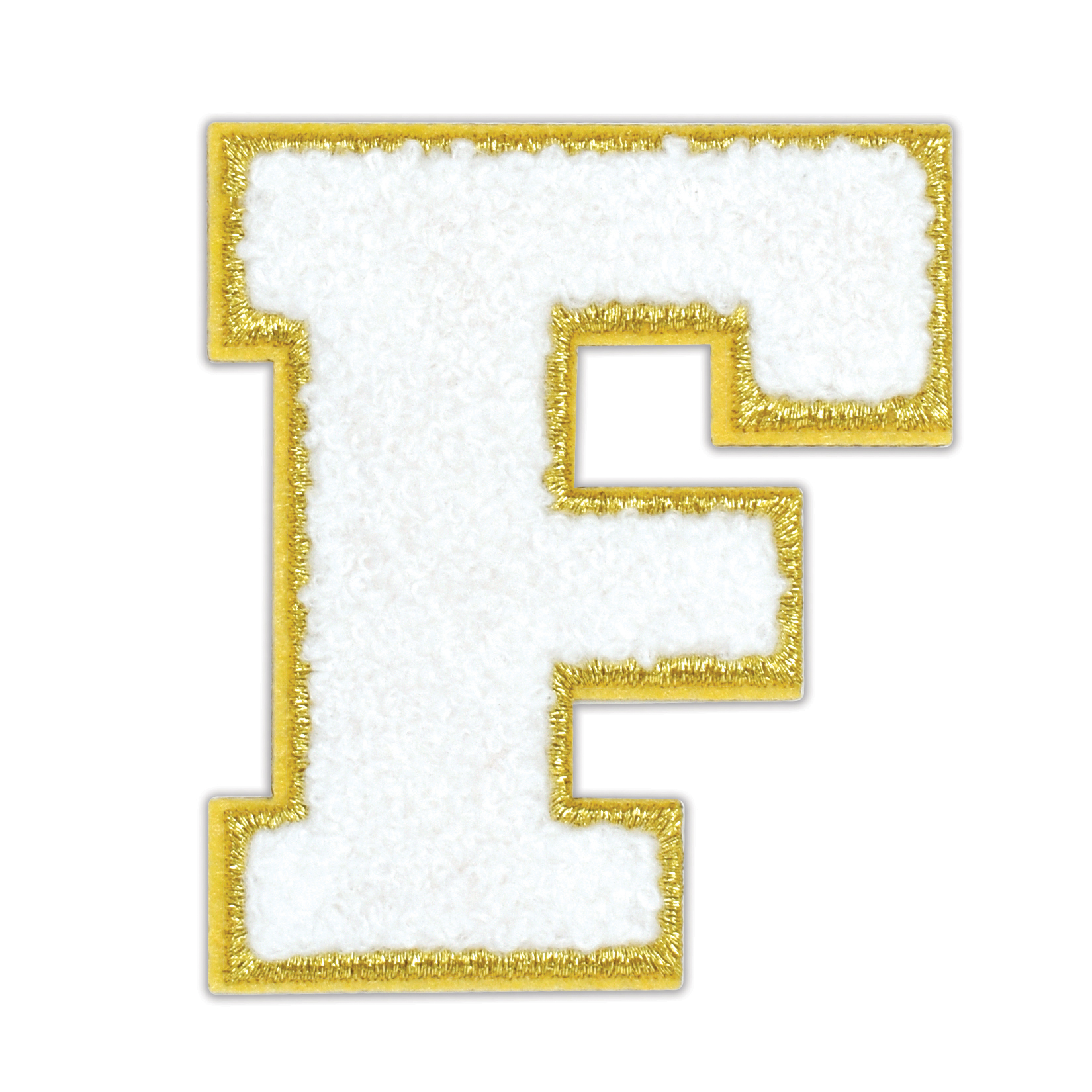 Picture of F Initial Varsity Sticker Patch
