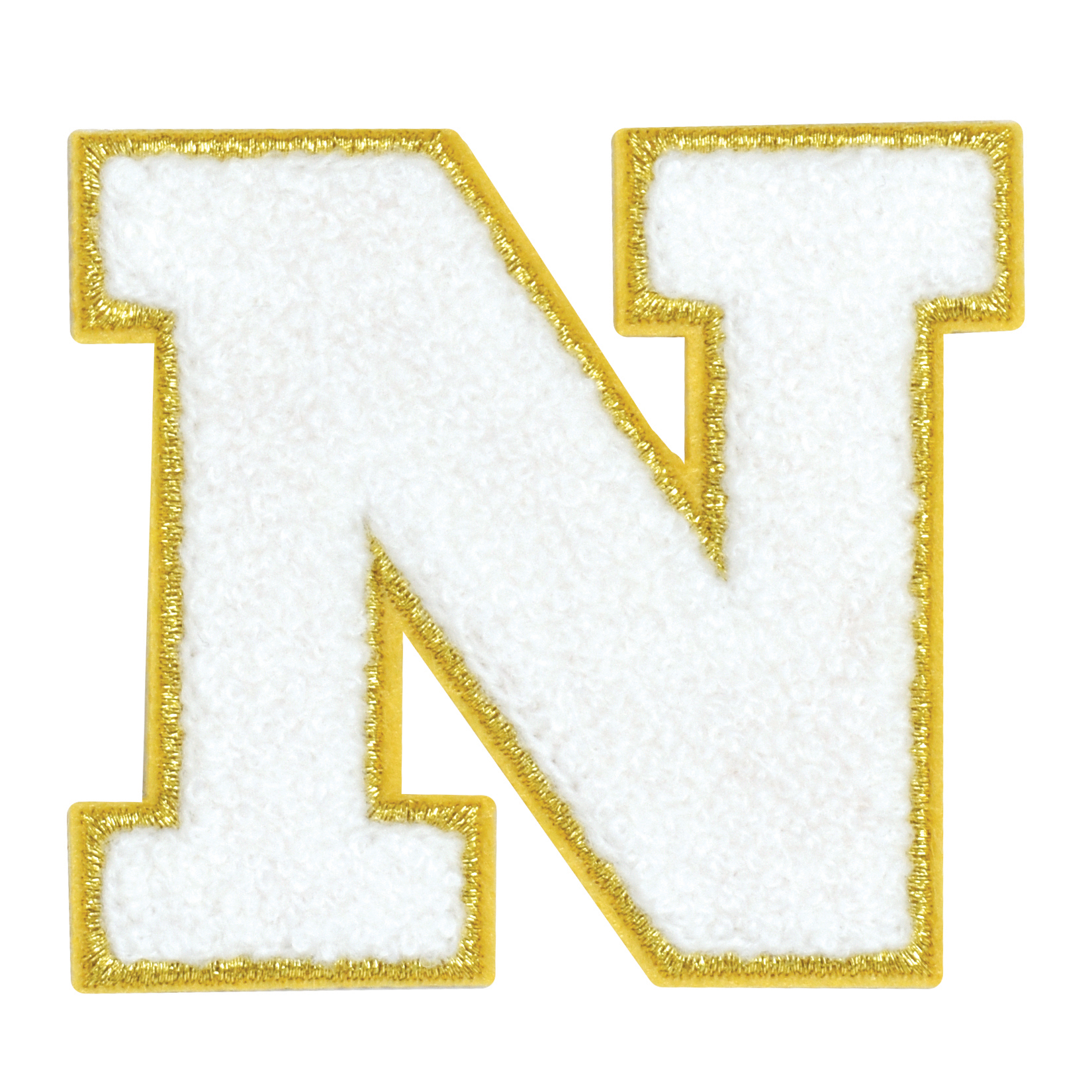 Picture of N Initial Varsity Sticker Patch