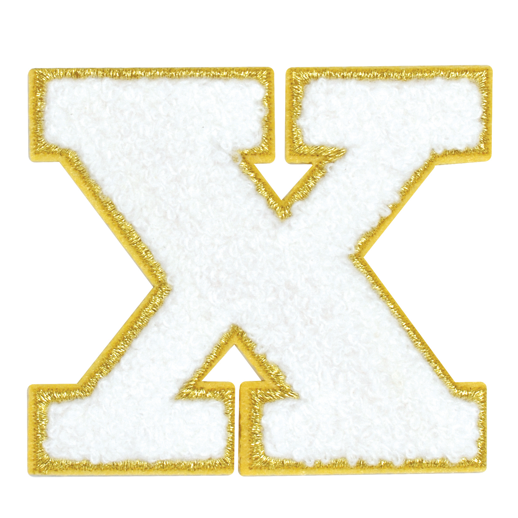 Picture of X Initial Varsity Sticker Patch