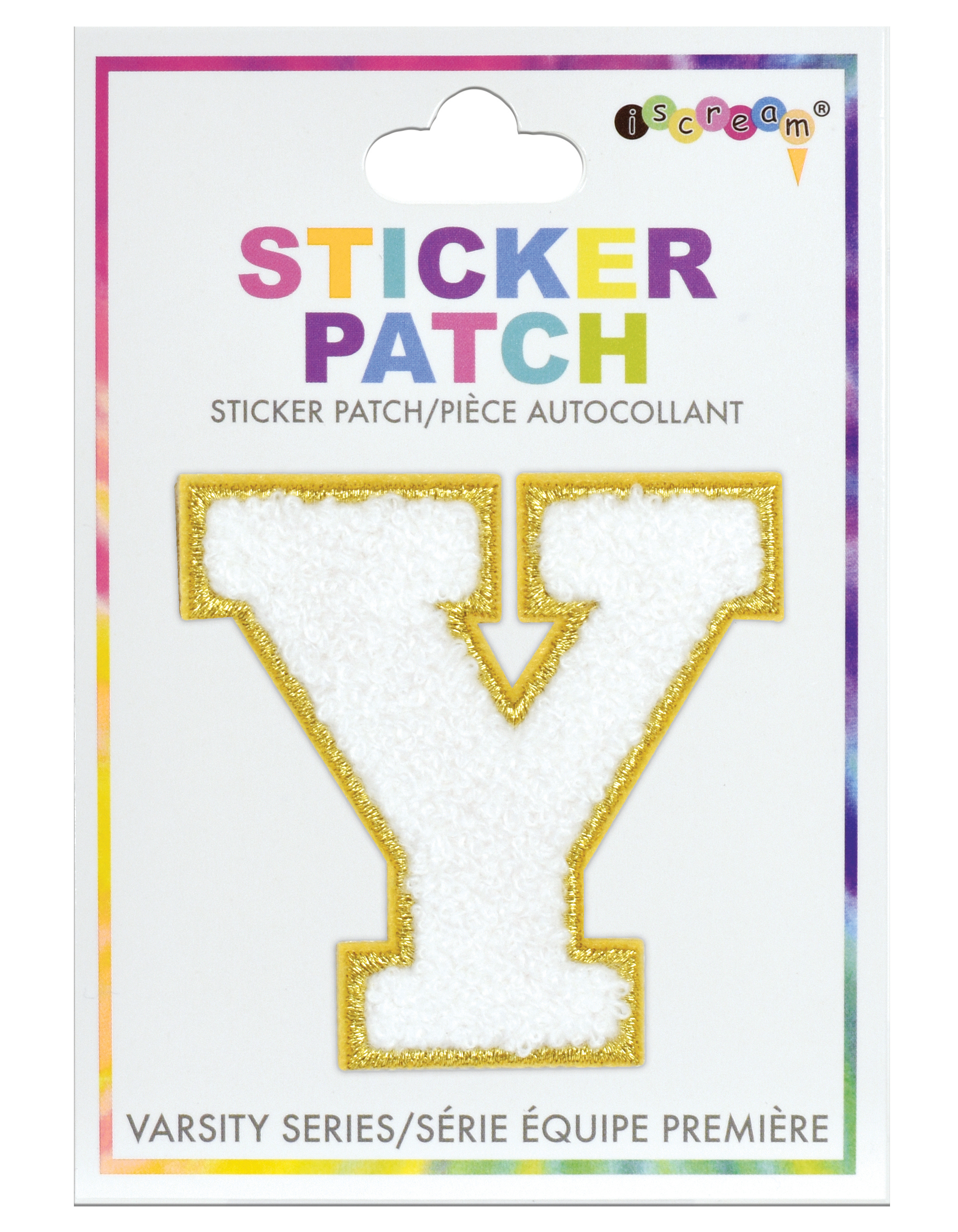 Picture of Y Initial Varsity Sticker Patch
