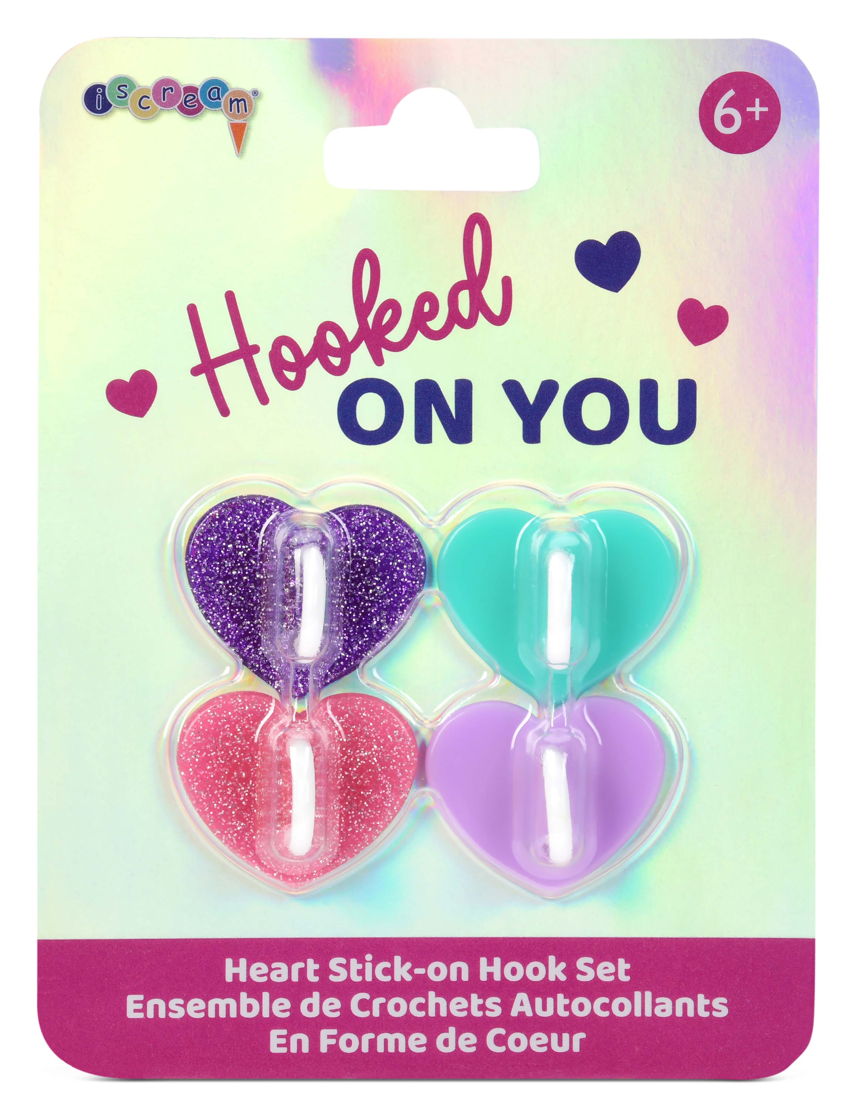 Picture of Heart Stick-On Hook Set