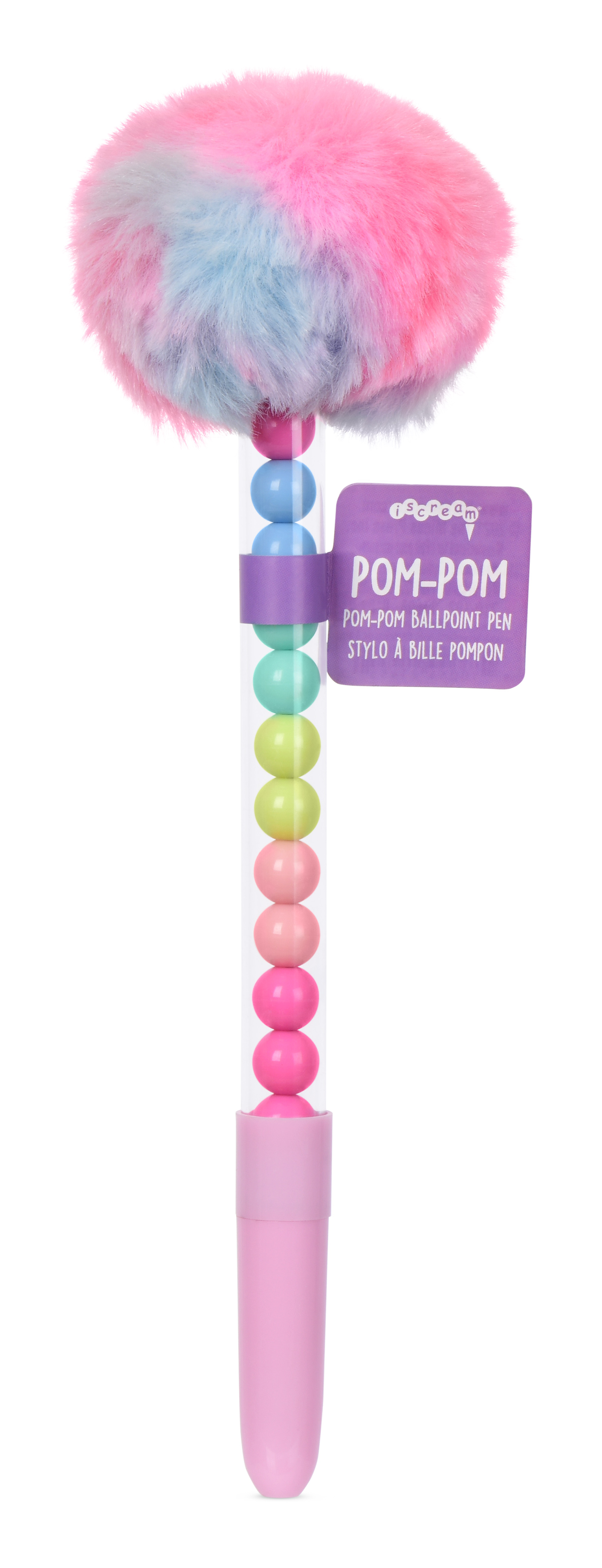 Picture of Pom-Pom Ballpoint Pens PDQ - 9 pens