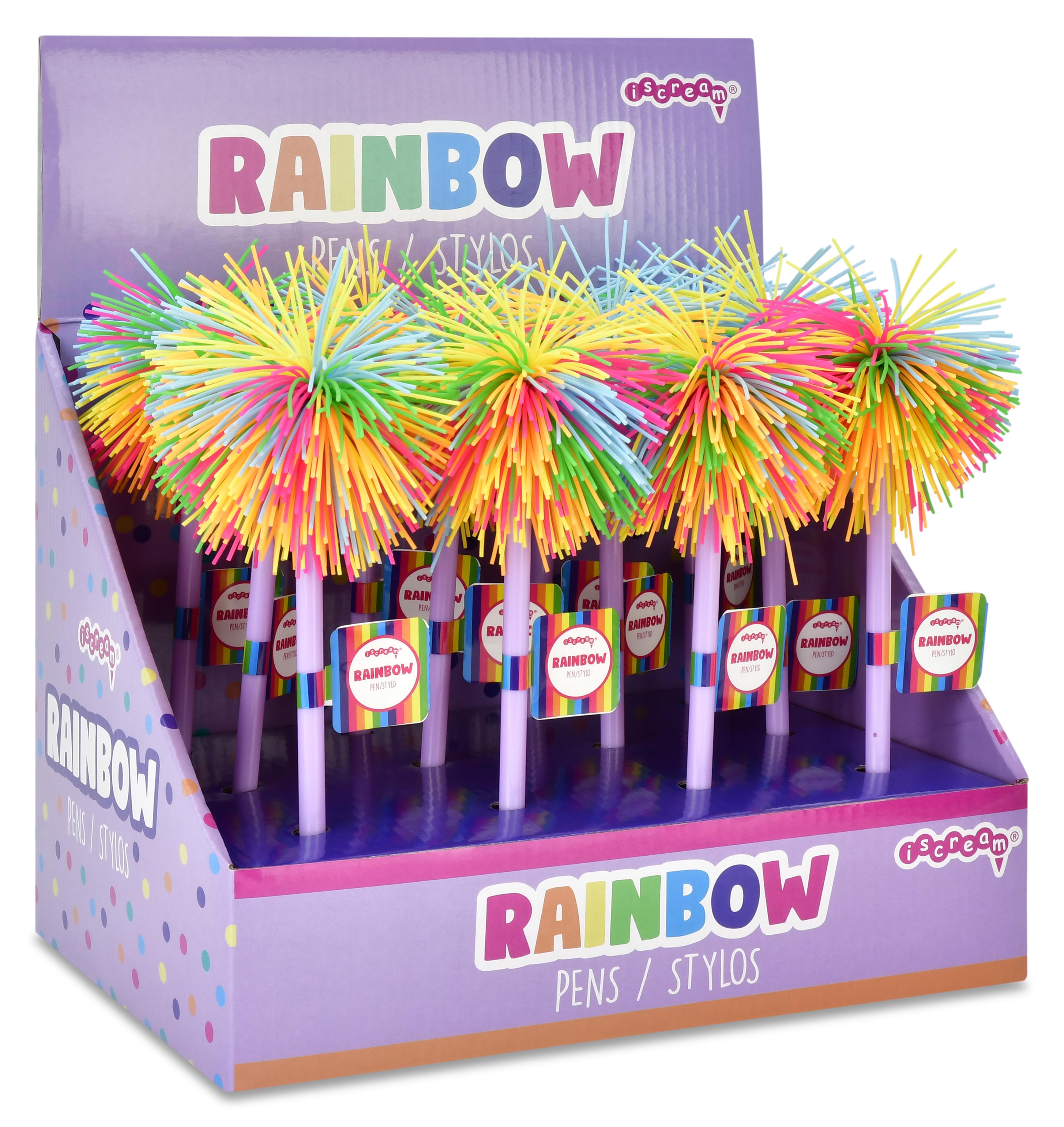 Picture of Rainbow Crazy Pens PDQ - 12 pens