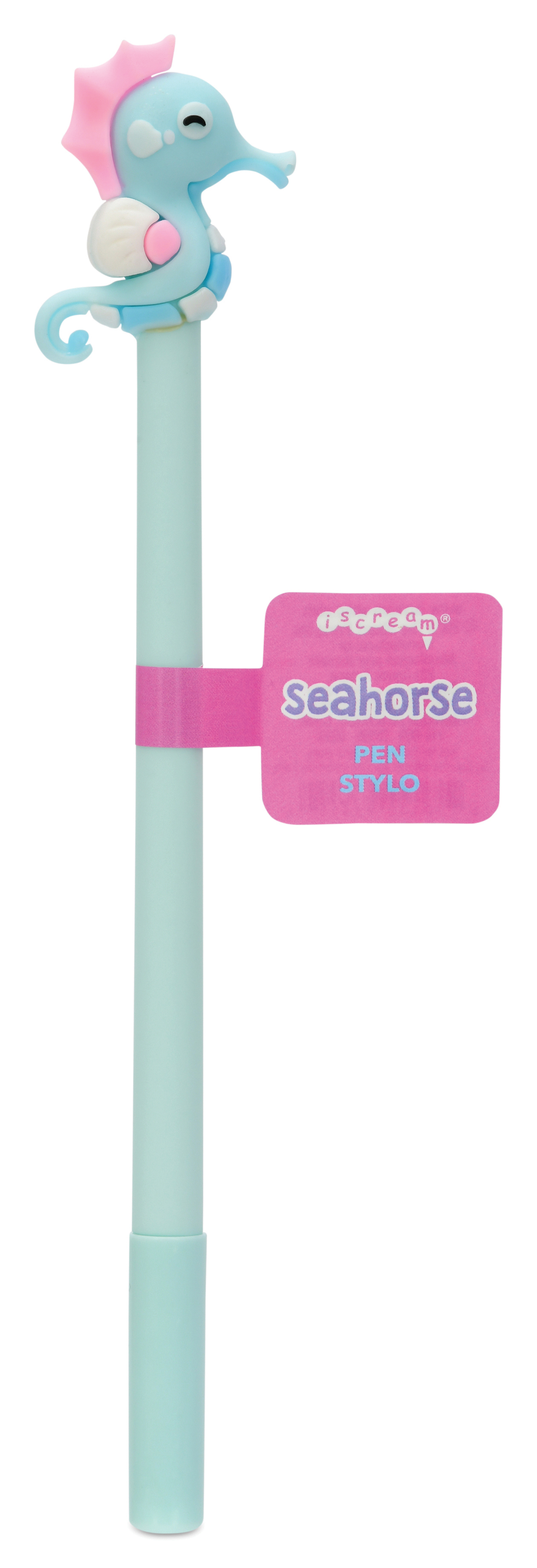 Picture of Blue & Pink Seahorse Pen PDQ - 15 pens