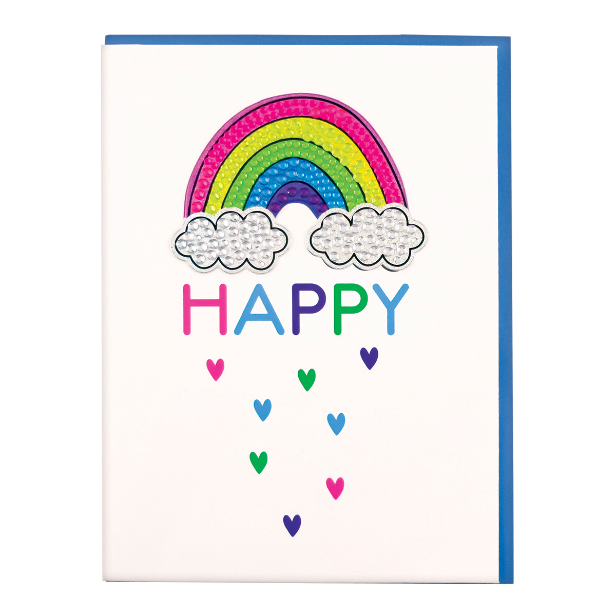Picture of Rainbow Removable Rhinestone Decal Greeting Card